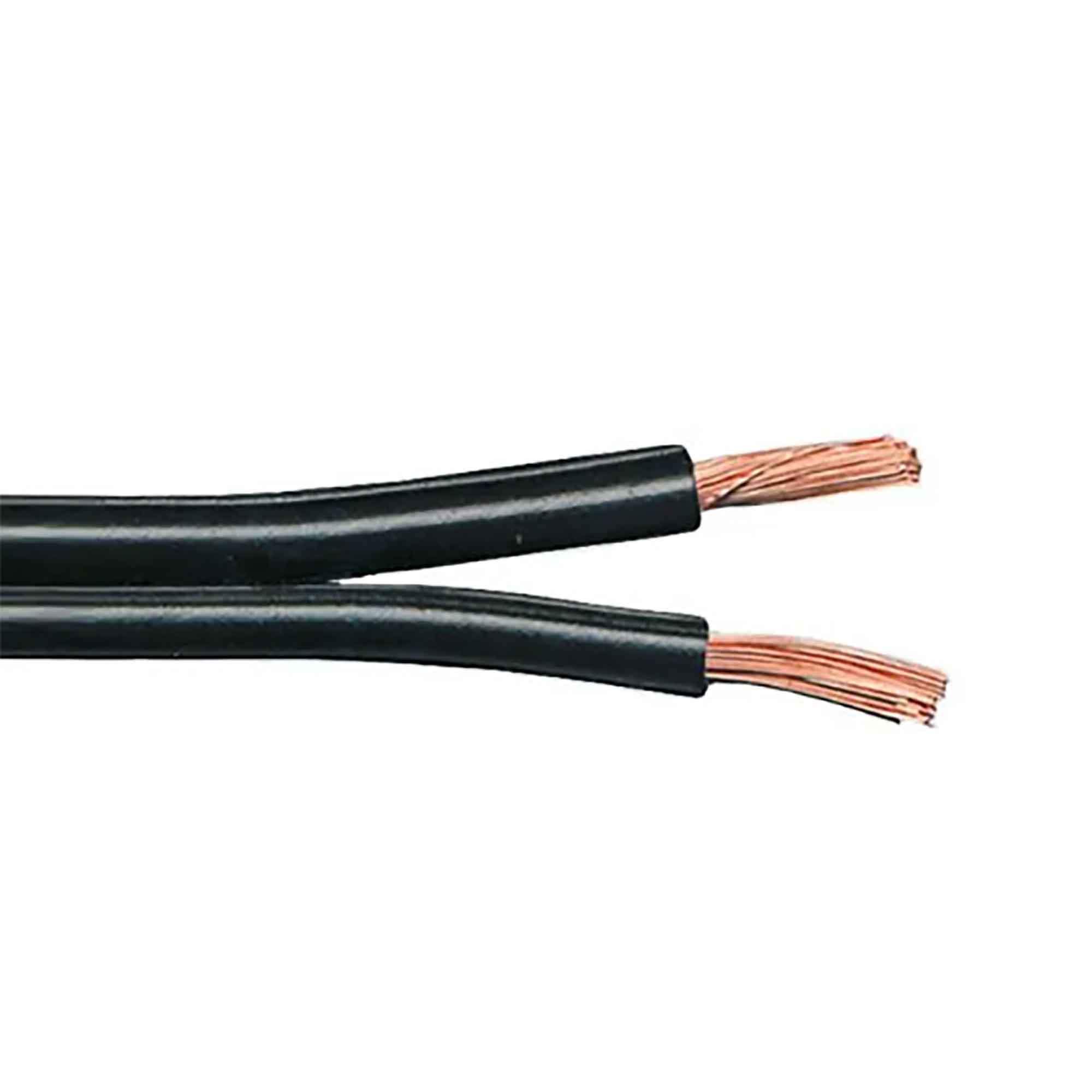 Fil plat multibrin, basse tension, 18-2, brun, 75 m