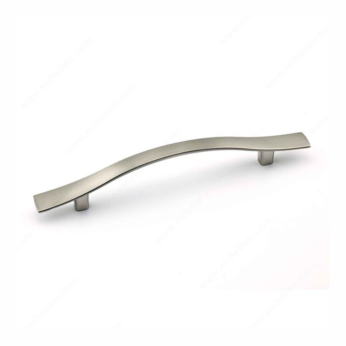 Poignée transitionnelle, nickel brossé, 96 mm