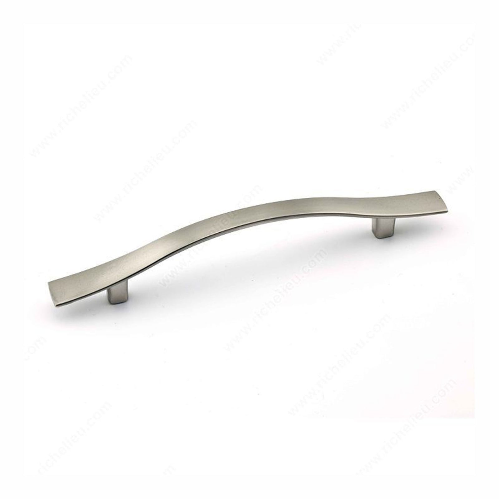 Poignée transitionnelle, nickel brossé, 96 mm