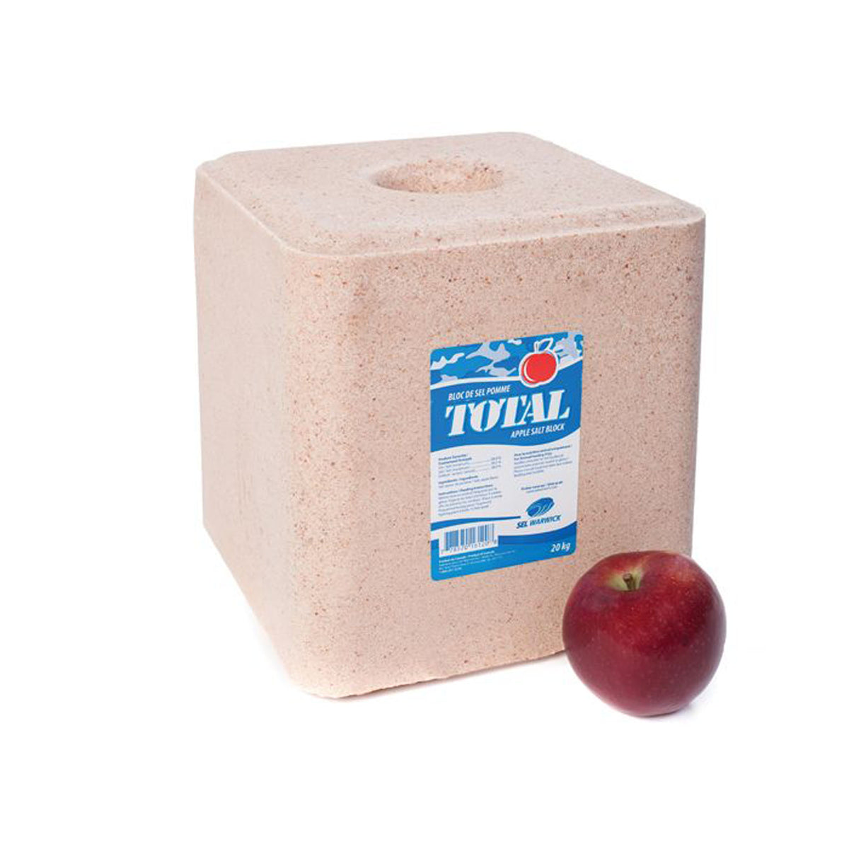 Bloc de sel de chasse chataigne, 20 kg