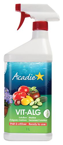 Engrais liquide Acadie, algues marines, tomate, 1 litre
