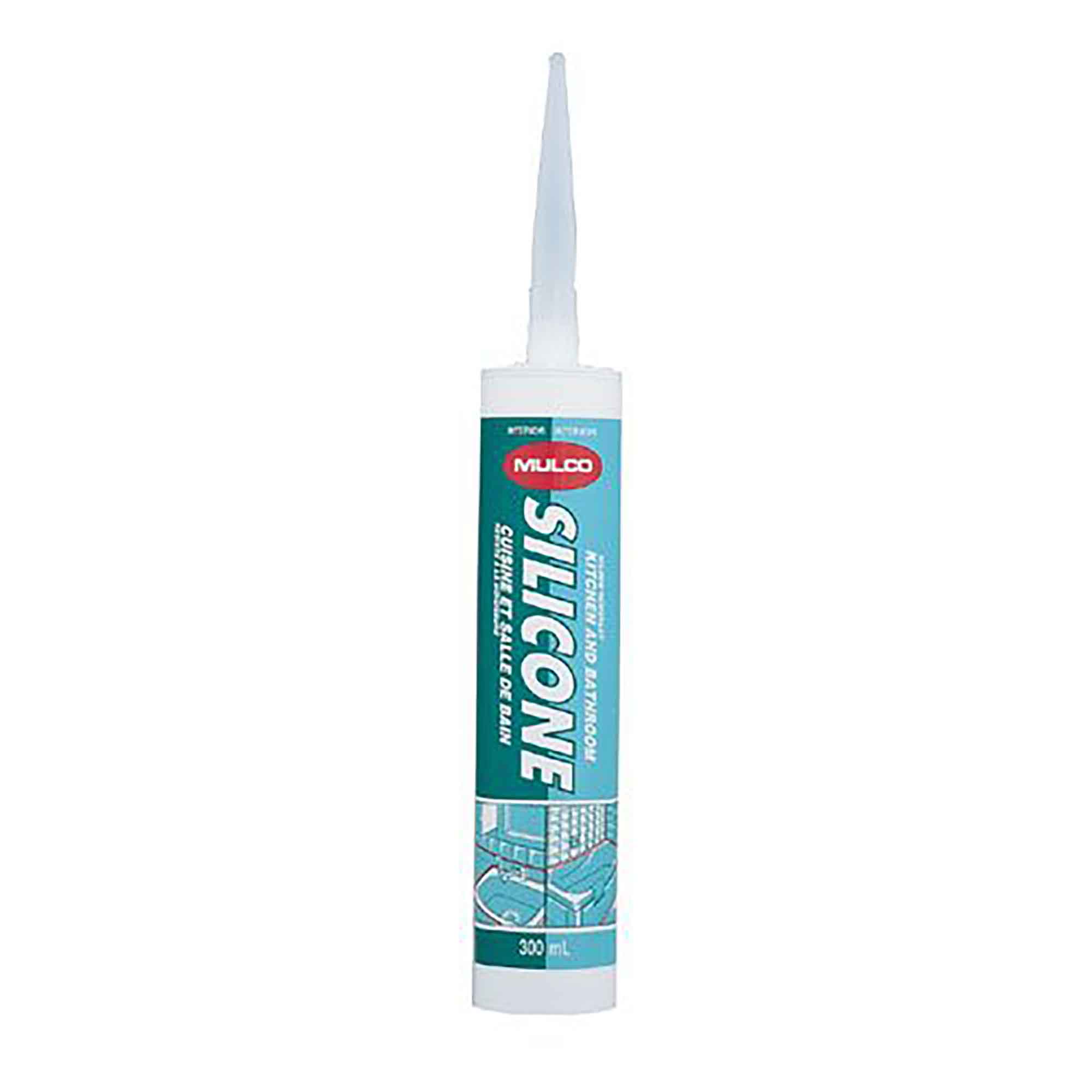 Scellant au silicone salle de bain, claire, 300 ml