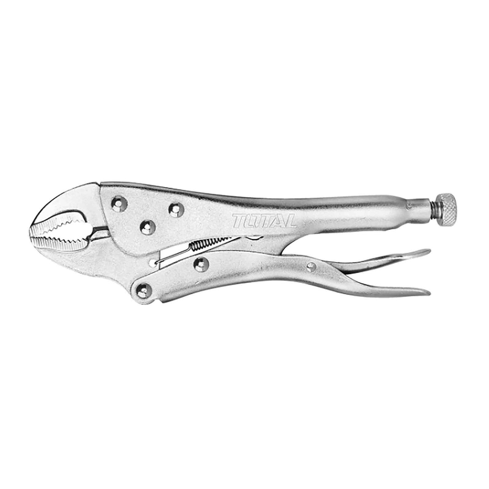 Pince-étau à mâchoire courbée, 7''