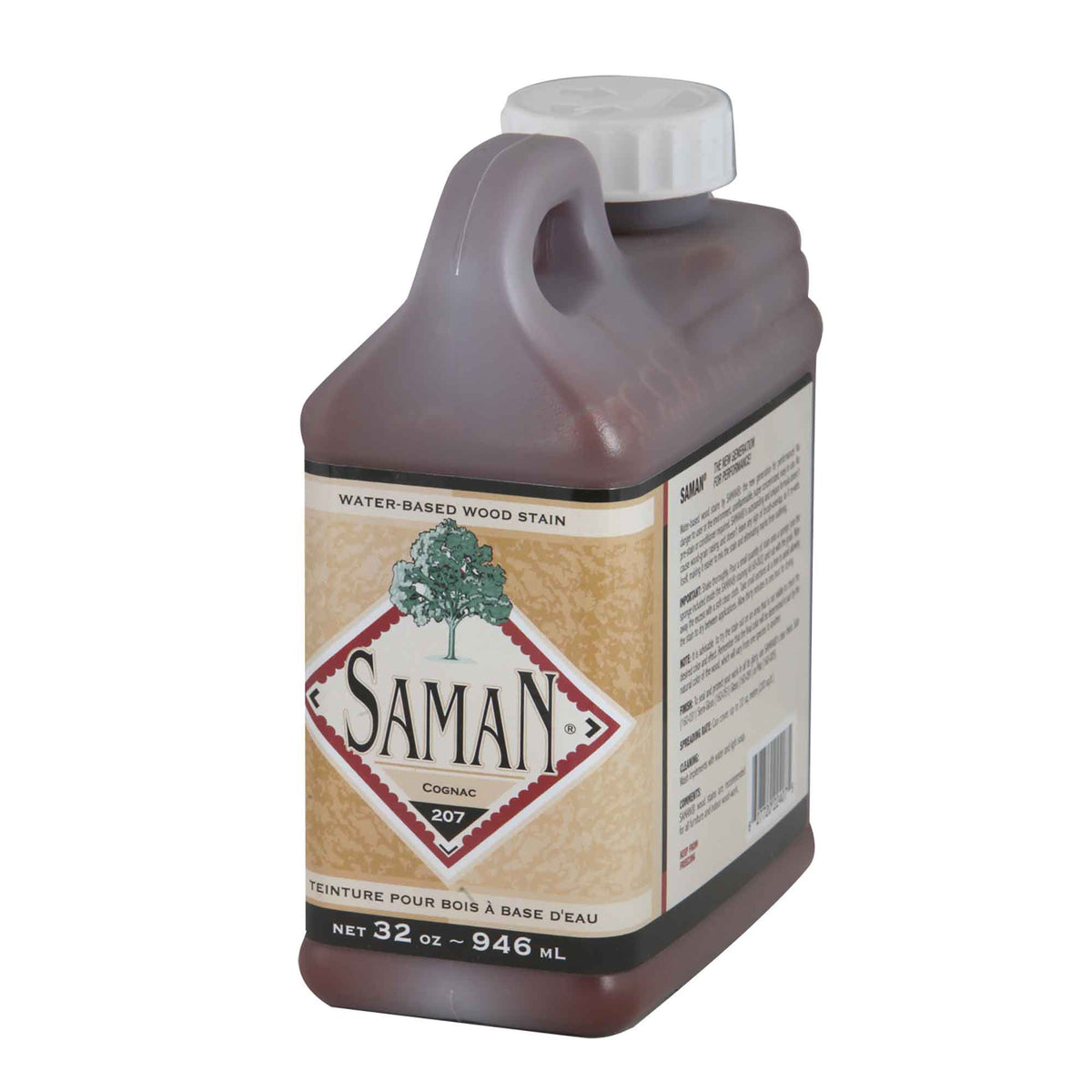 Teinture pour bois à base d&#39;eau Cognac, 946 ml                   