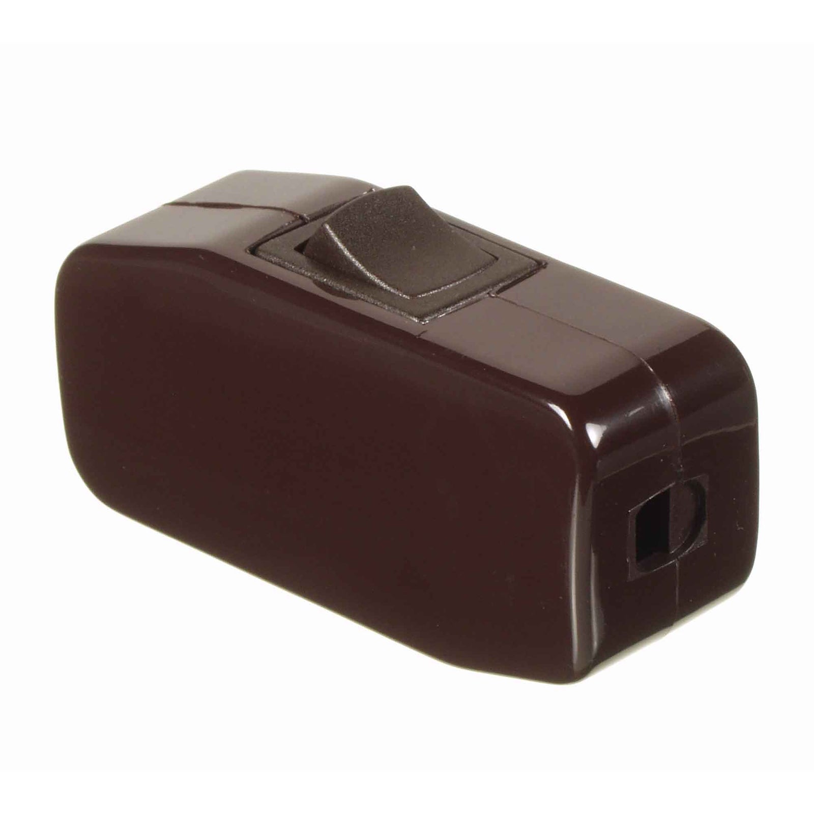 Interrupteur mi-fil robuste brun unipolaire