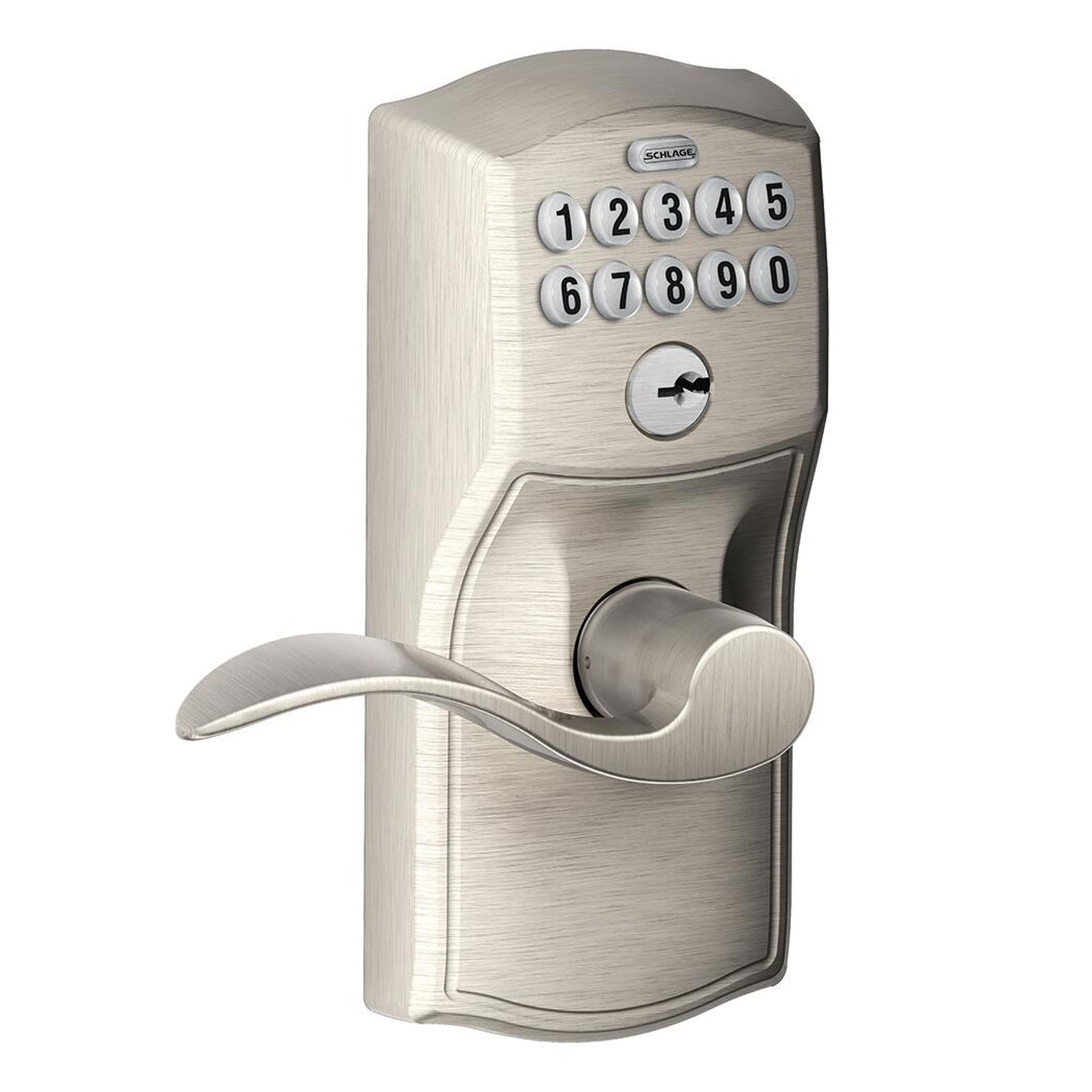 Levier électronique Camelot, nickel satiné