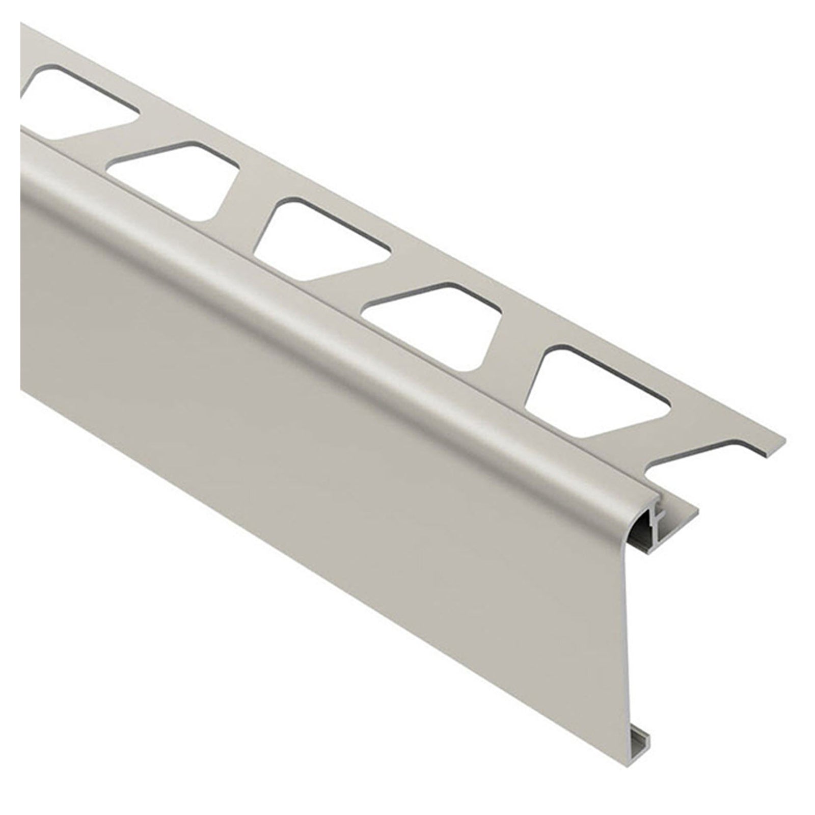 Moulure profilé multifonctionnel pour comptoir et escalier nickel anodisé, 3/8''