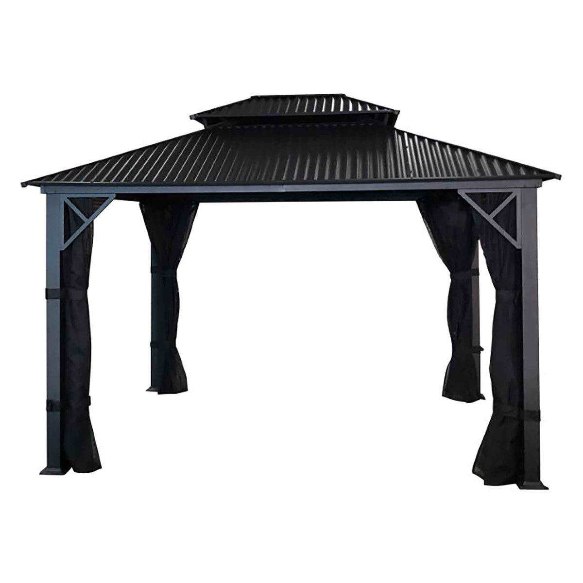 Gazebo METROPOLIS avec moustiquaire, 10&#39; x 12&#39;