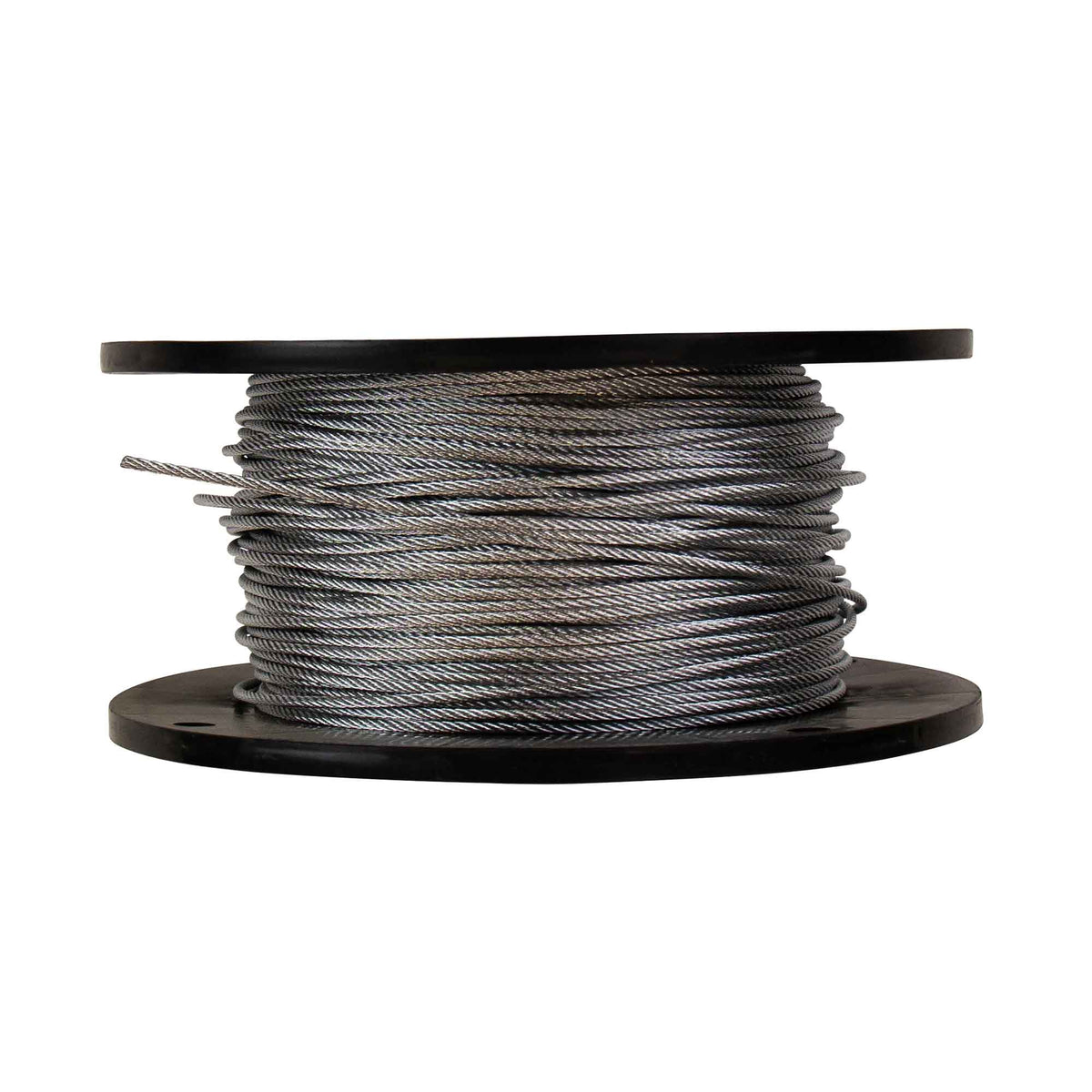 Câble 7 x 7 en acier galvanisé, 3/32" x 500' (vendue au pied linéaire)