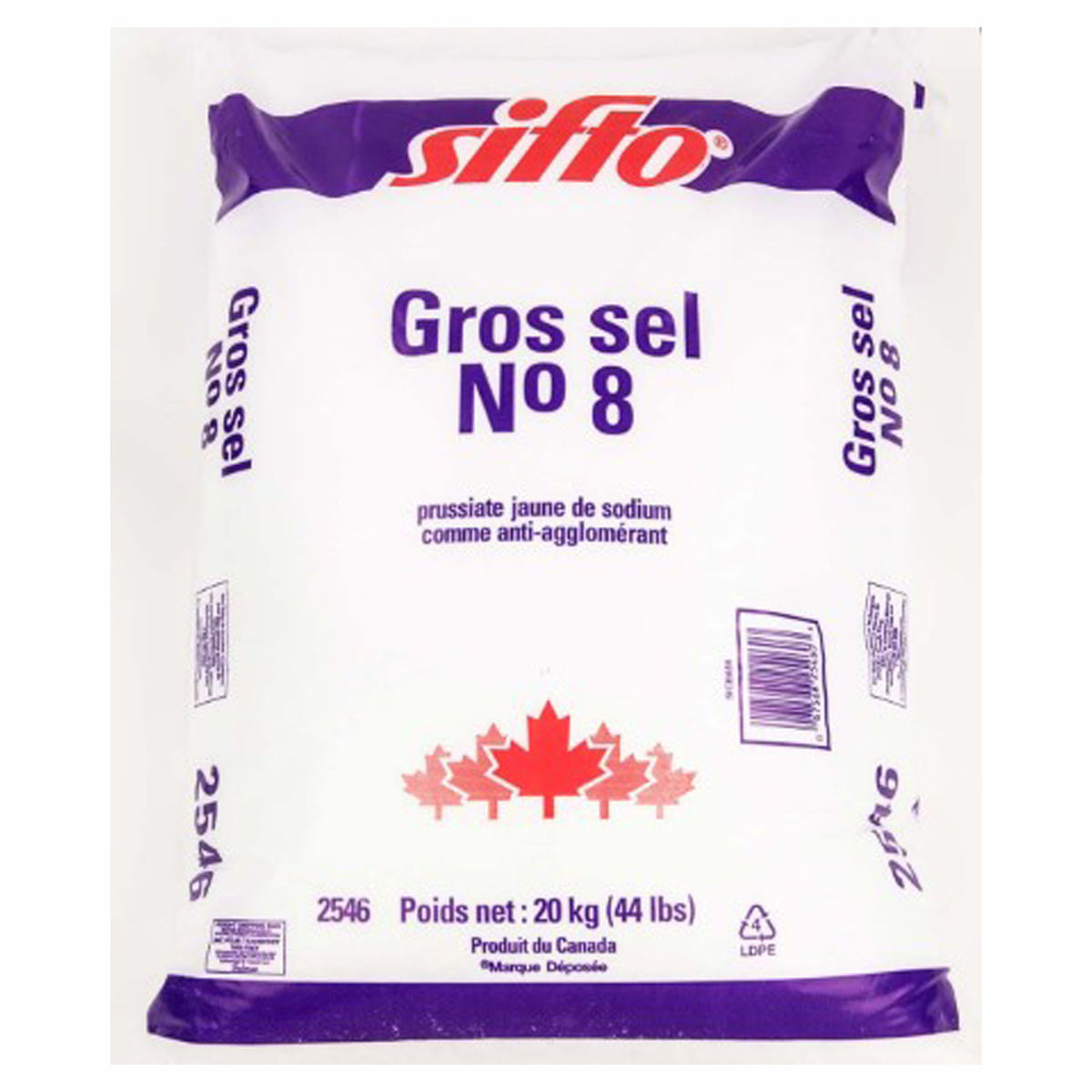 Gros sel pour pêcherie, #8, 20 kg