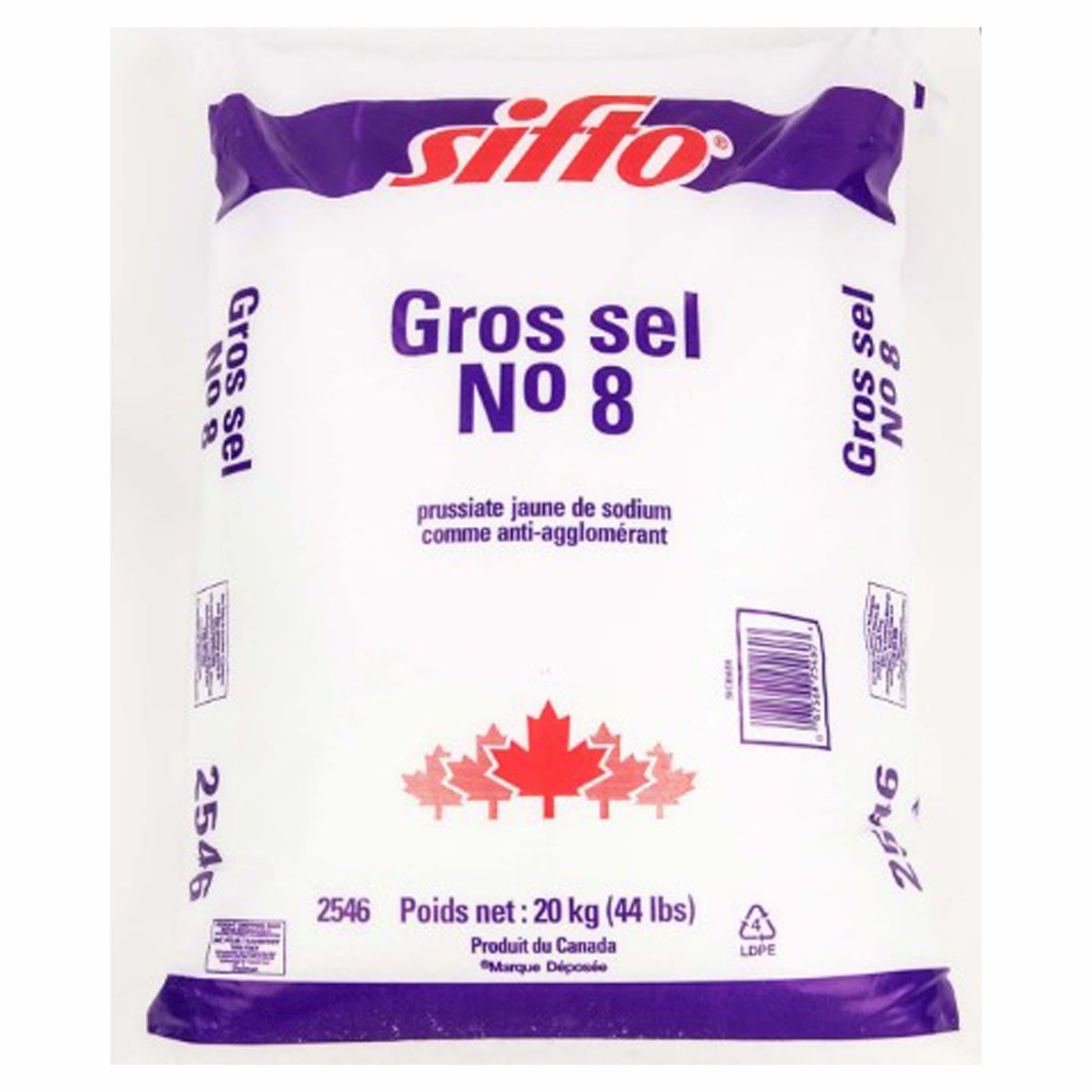 Gros sel pour pêcherie, #8, 20 kg