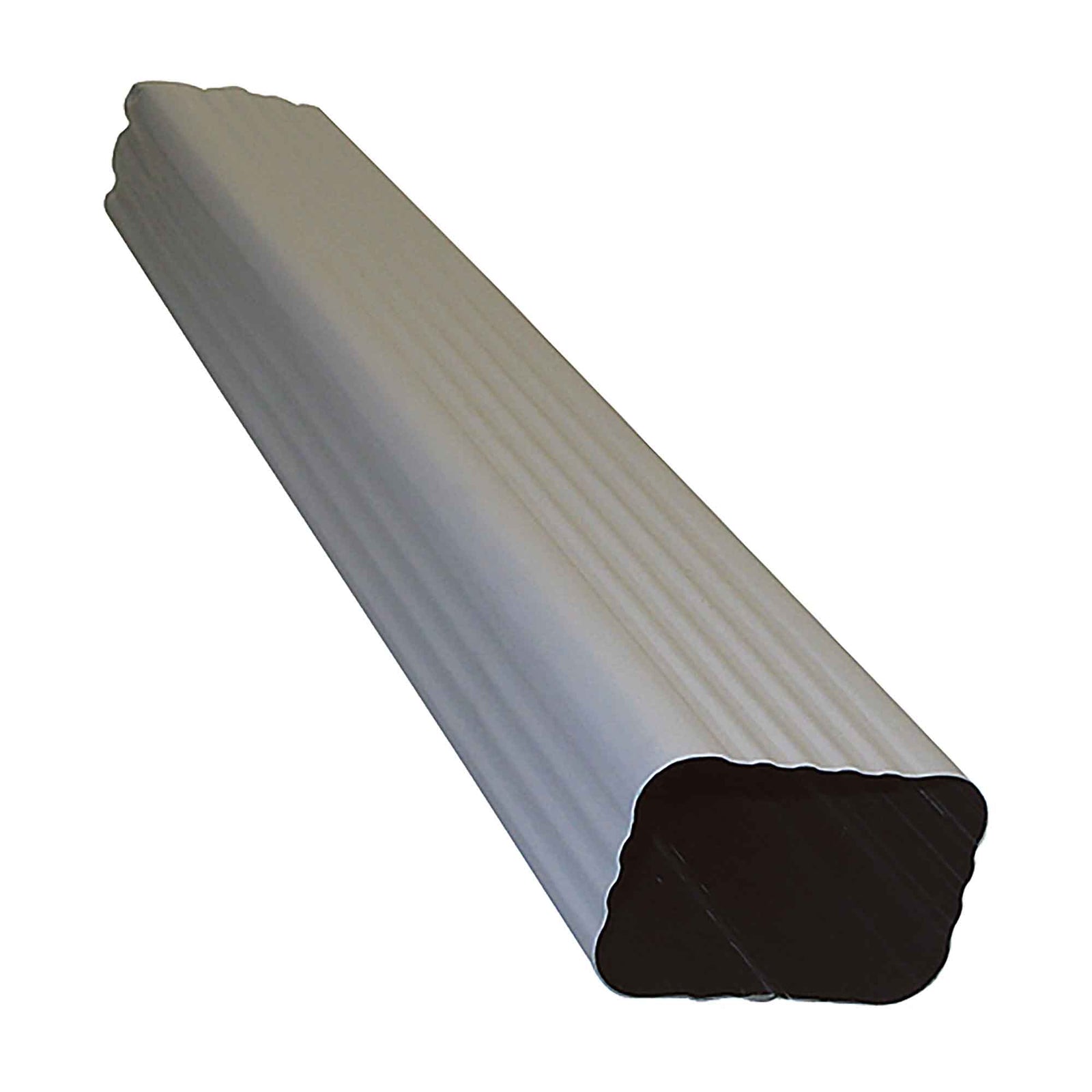 Tuyau de renvoie carré K-Snap, 2-1/2'' x 10', blanc