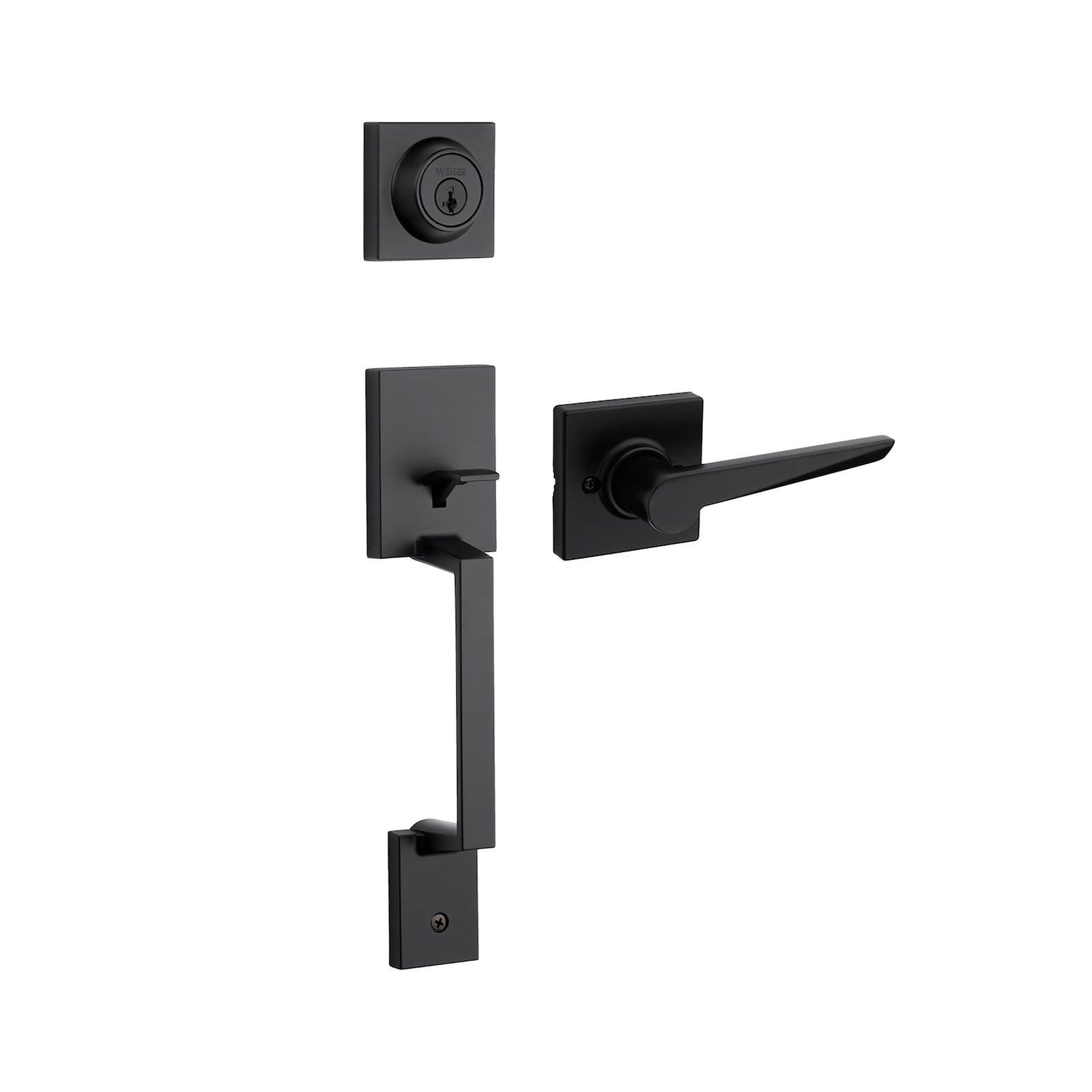 Clenche d’entrée Amador Tristan, noir mat