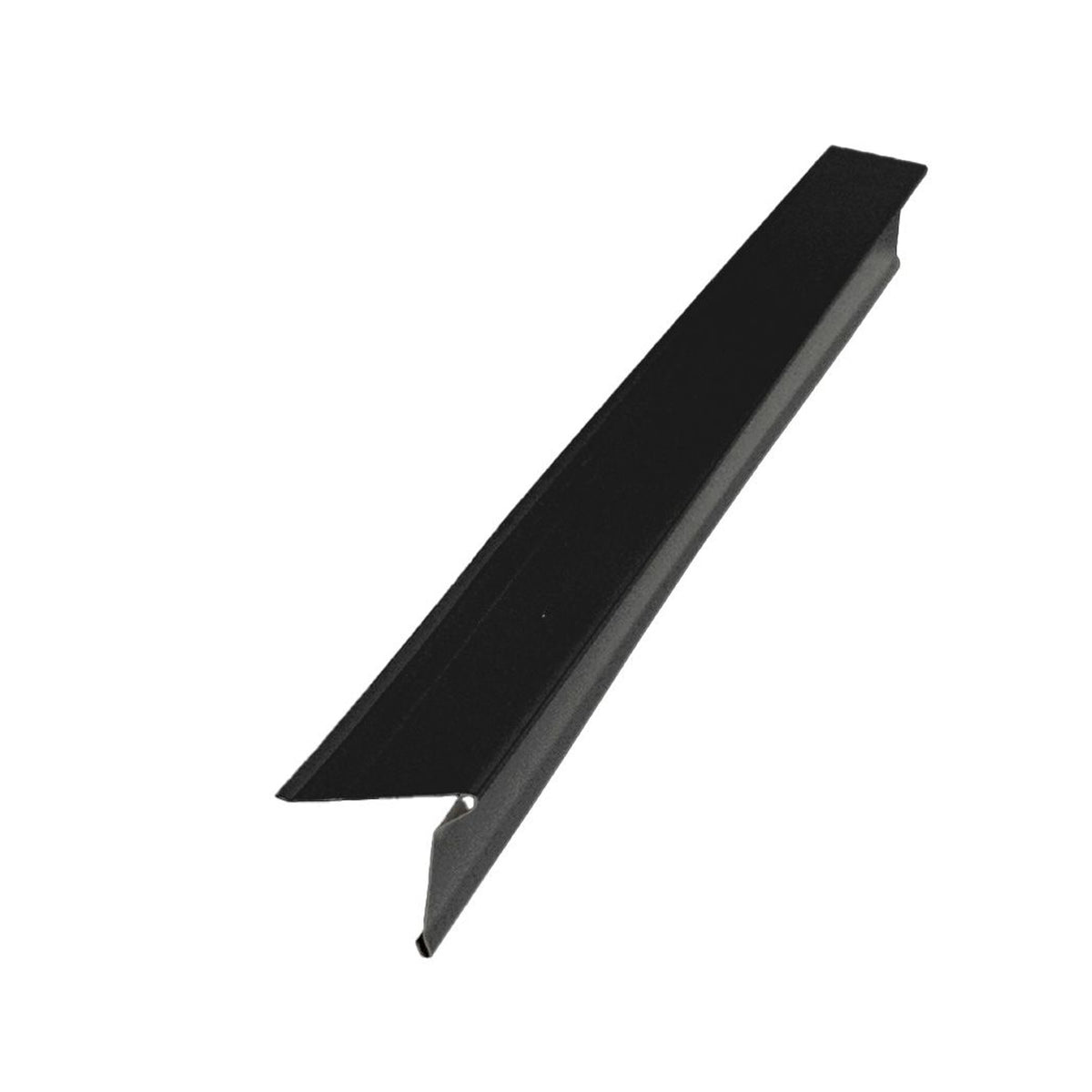 Solin de toit départ en aluminium, 10', noir