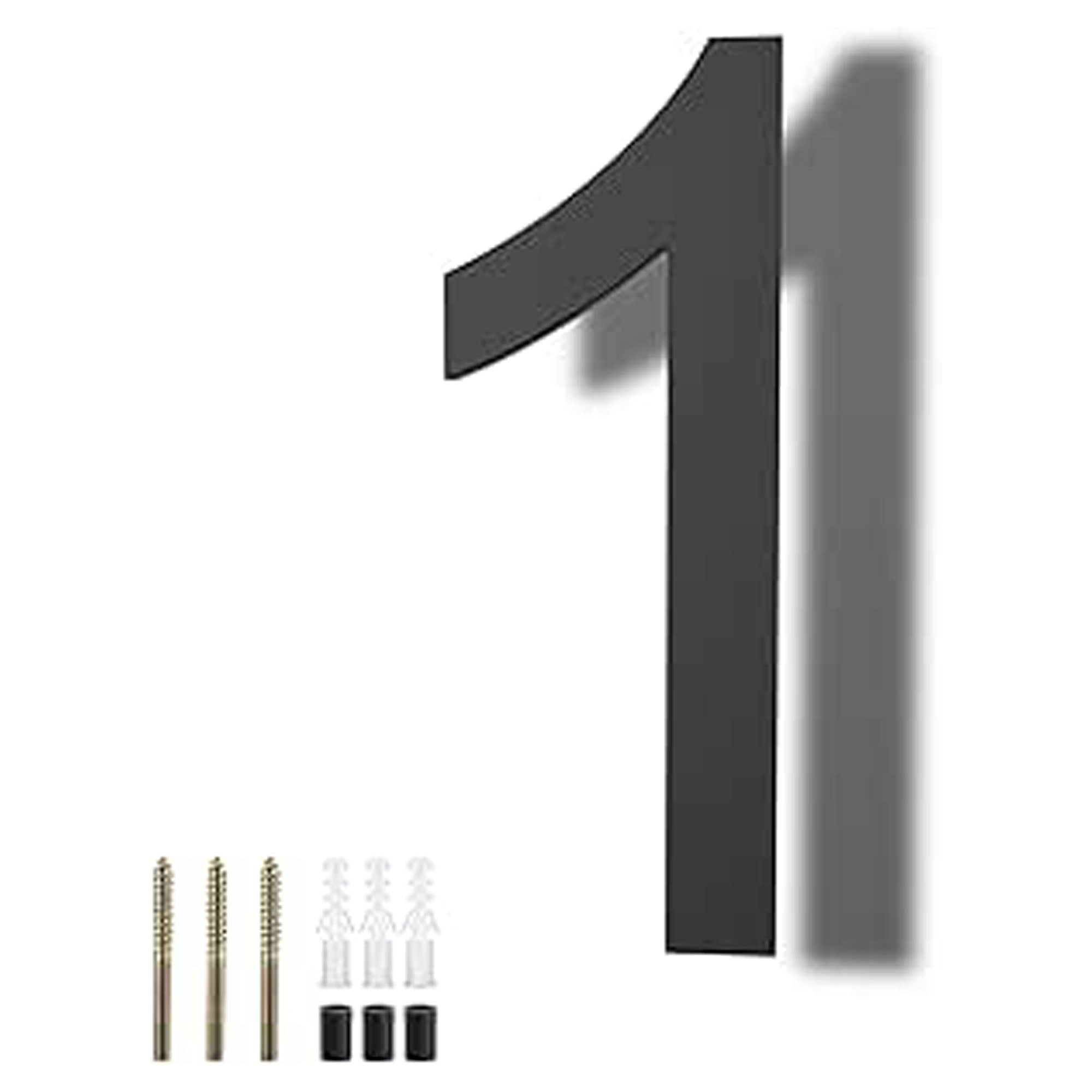 Chiffre d'adresse civique 9'', noir, #1