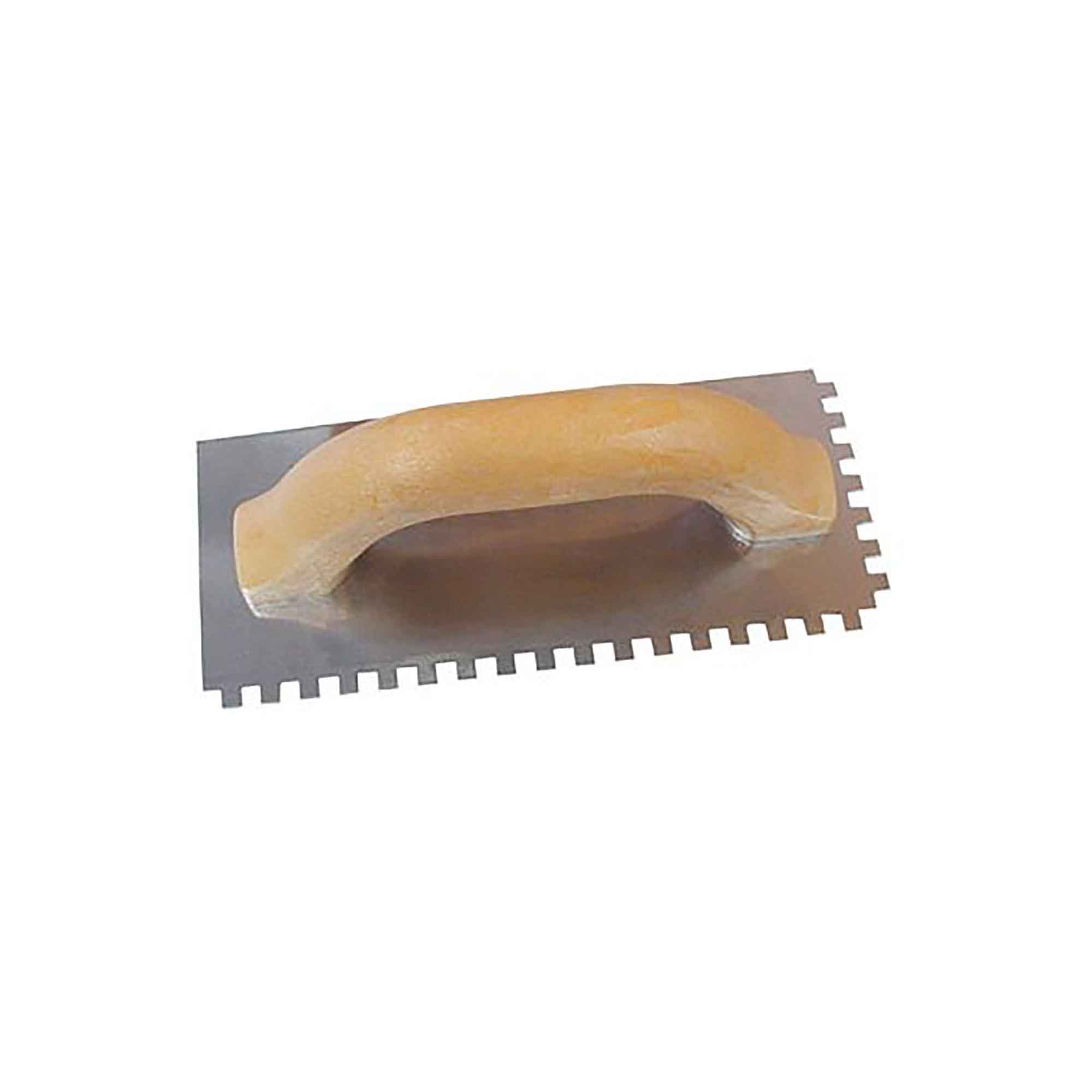 Truelle à céramique, 9" X 4", dents 1/4" X 1/4''