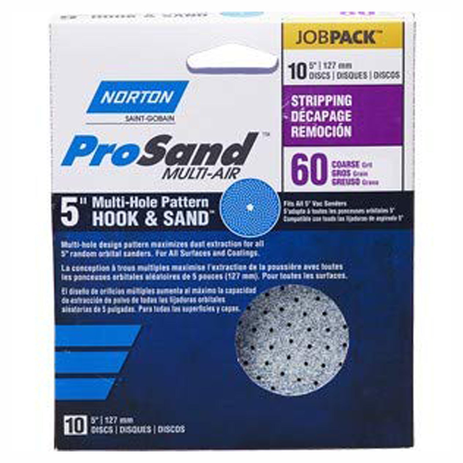 Disque de ponçage, H/L, 5'', 60 gr