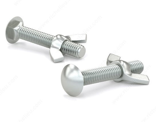 Boulons avec écrous et rondelles pour abri d’auto, 1/4" x 2-1/2" (50 unités)