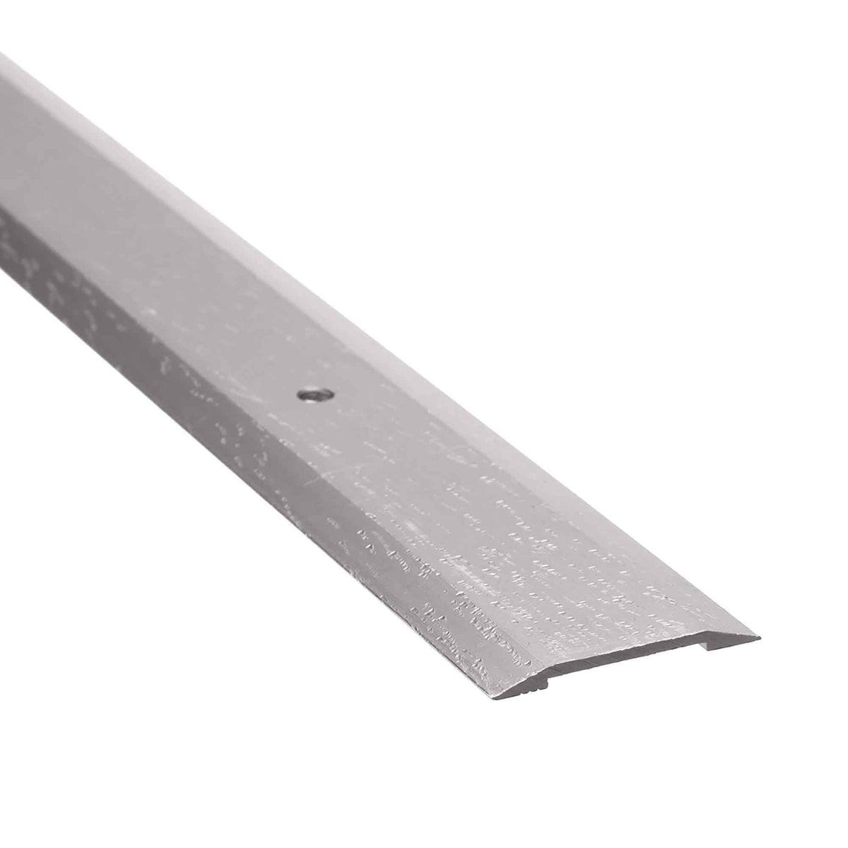 Bordure de joint de plancher argent martelé, 1-1/4" x 6'