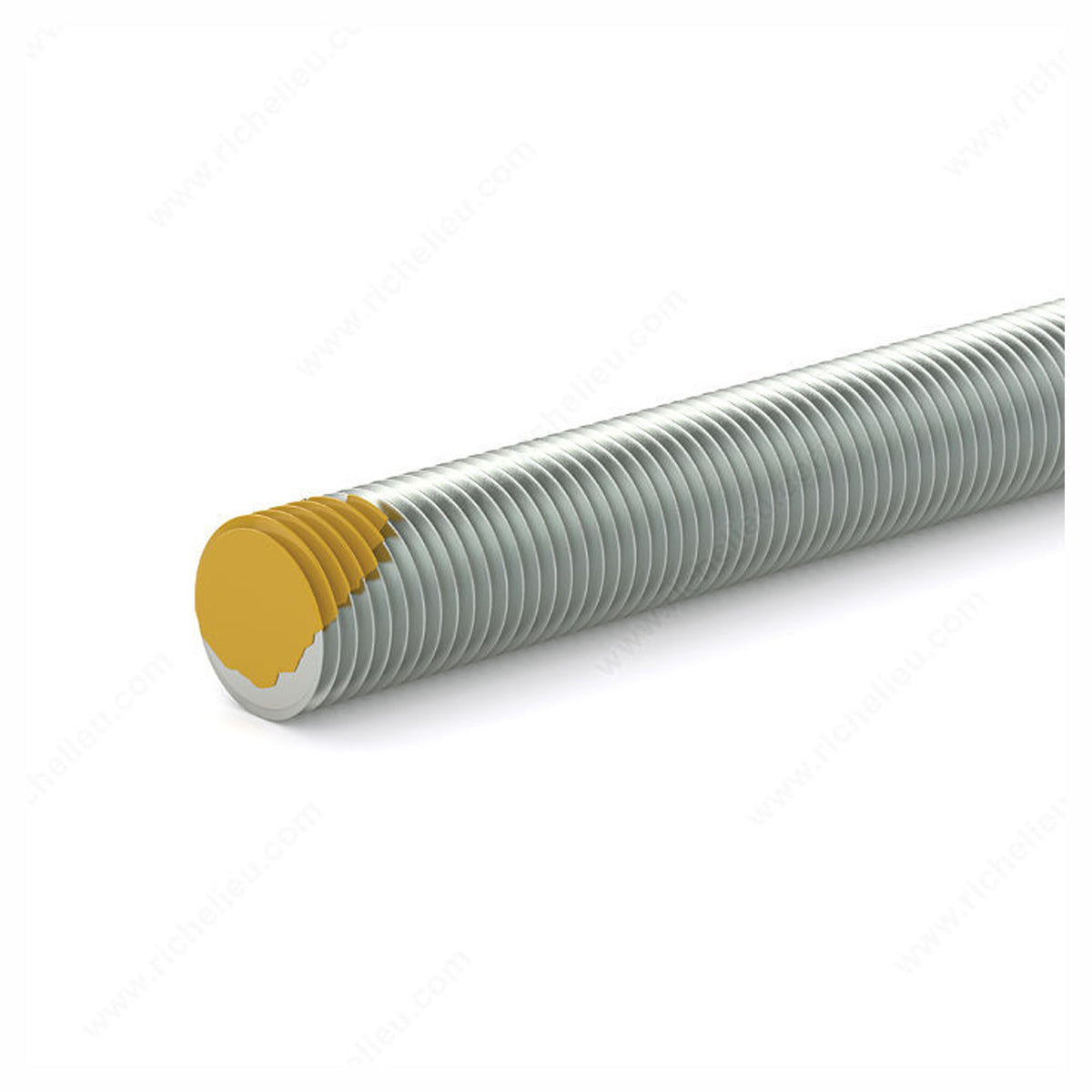 Tige filetée, SAE, jaune, 3/4'' x 36''