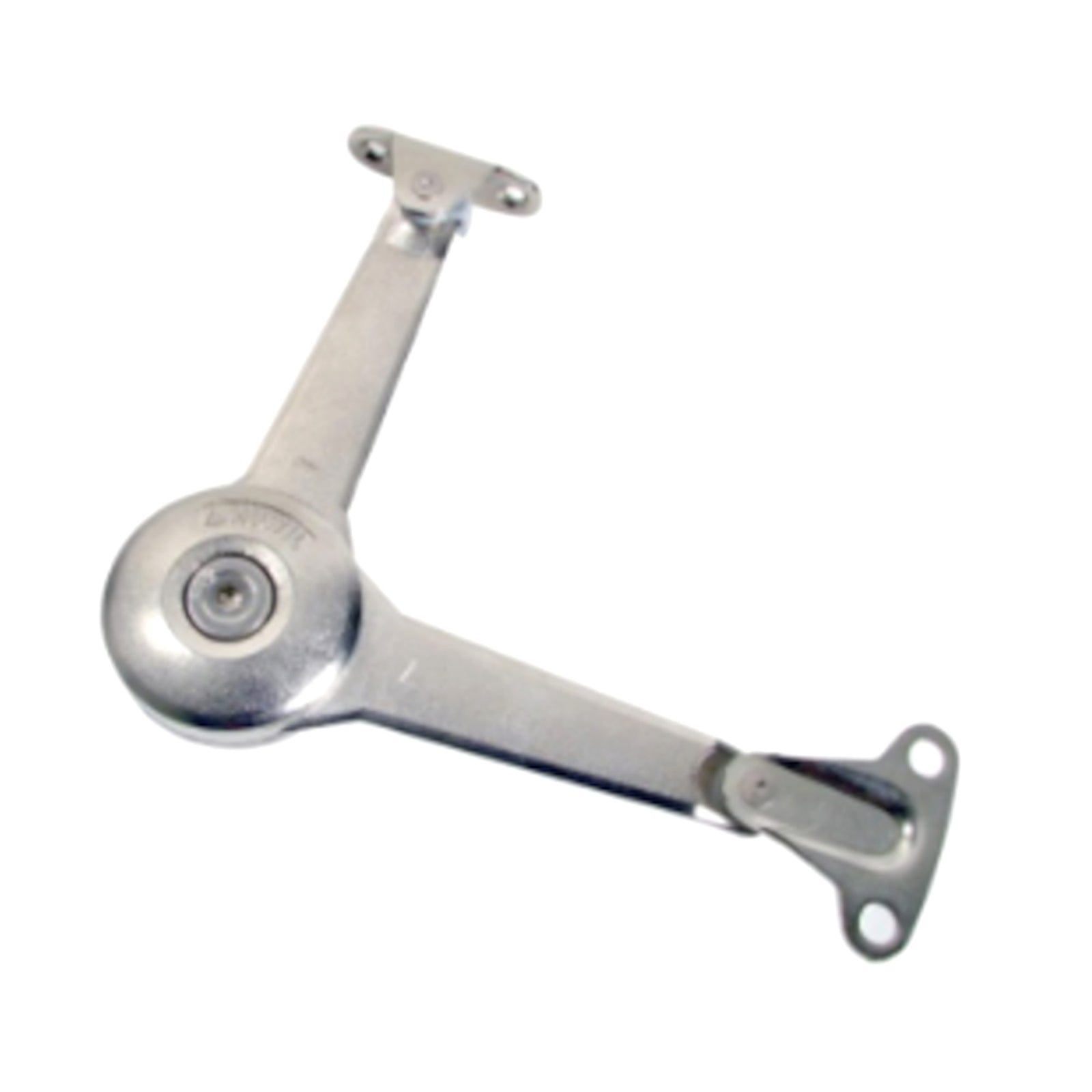 Bras de suspension pour ouverture ascendante, 90 degrés, avec amortisseur, blanc