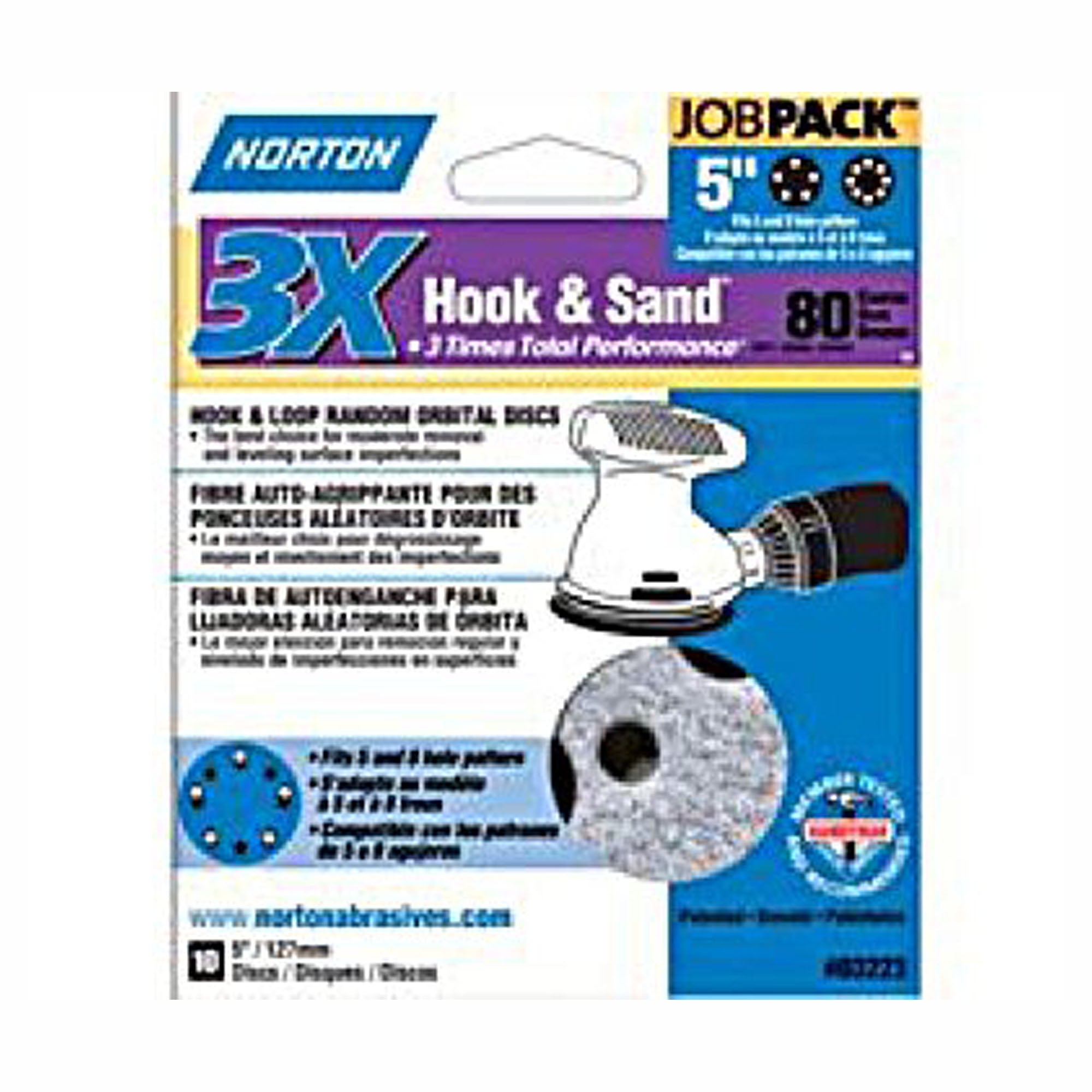 Disque de ponçage multiair cyclonic, H/L, 5'', 100 gr 