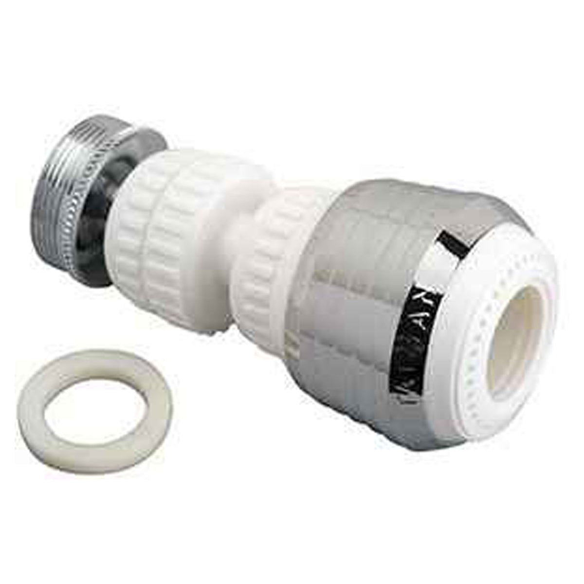Brise jet deluxe, pivotant, blanc