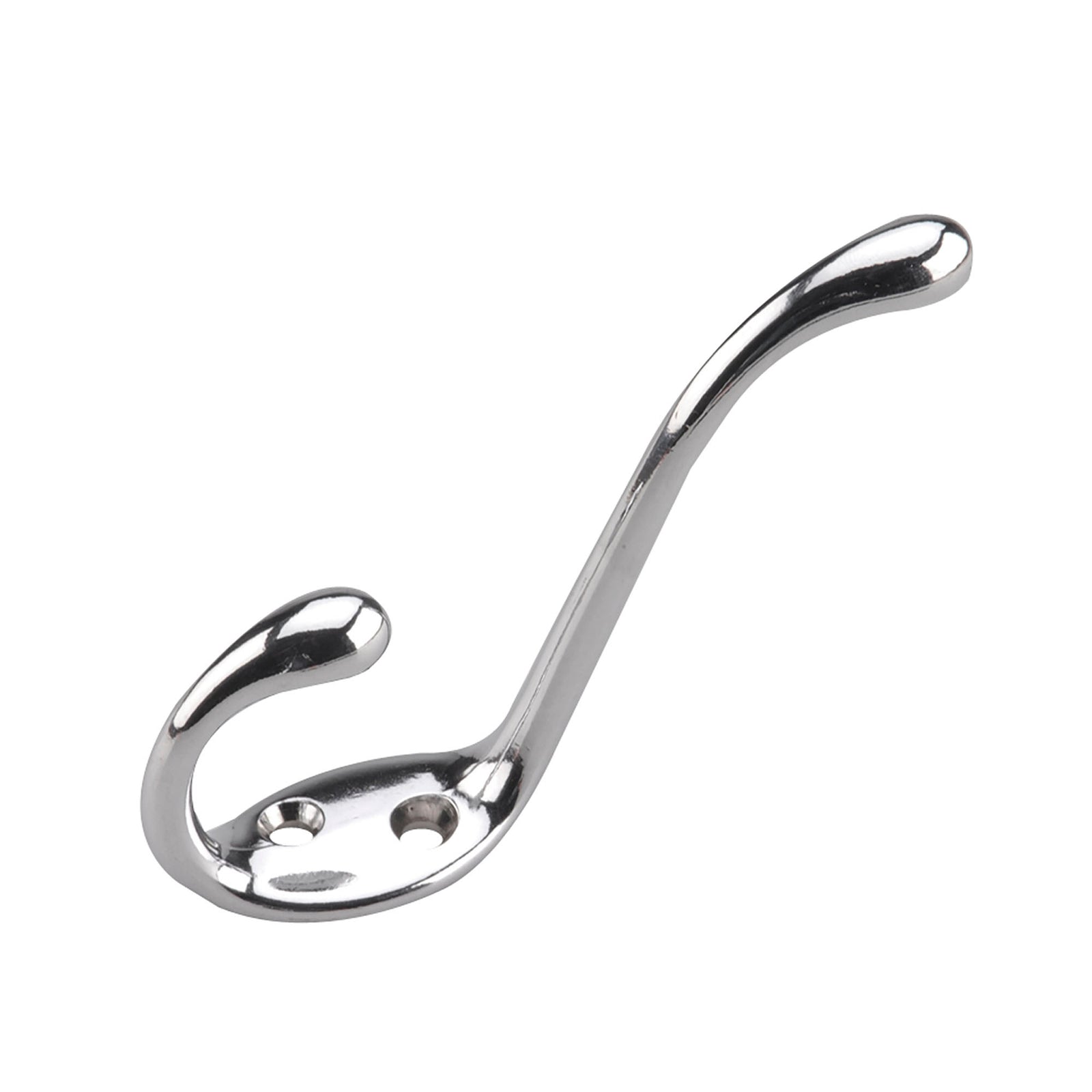 Crochet au fini chrome robuste à vêtements # 237, 5-1/2''