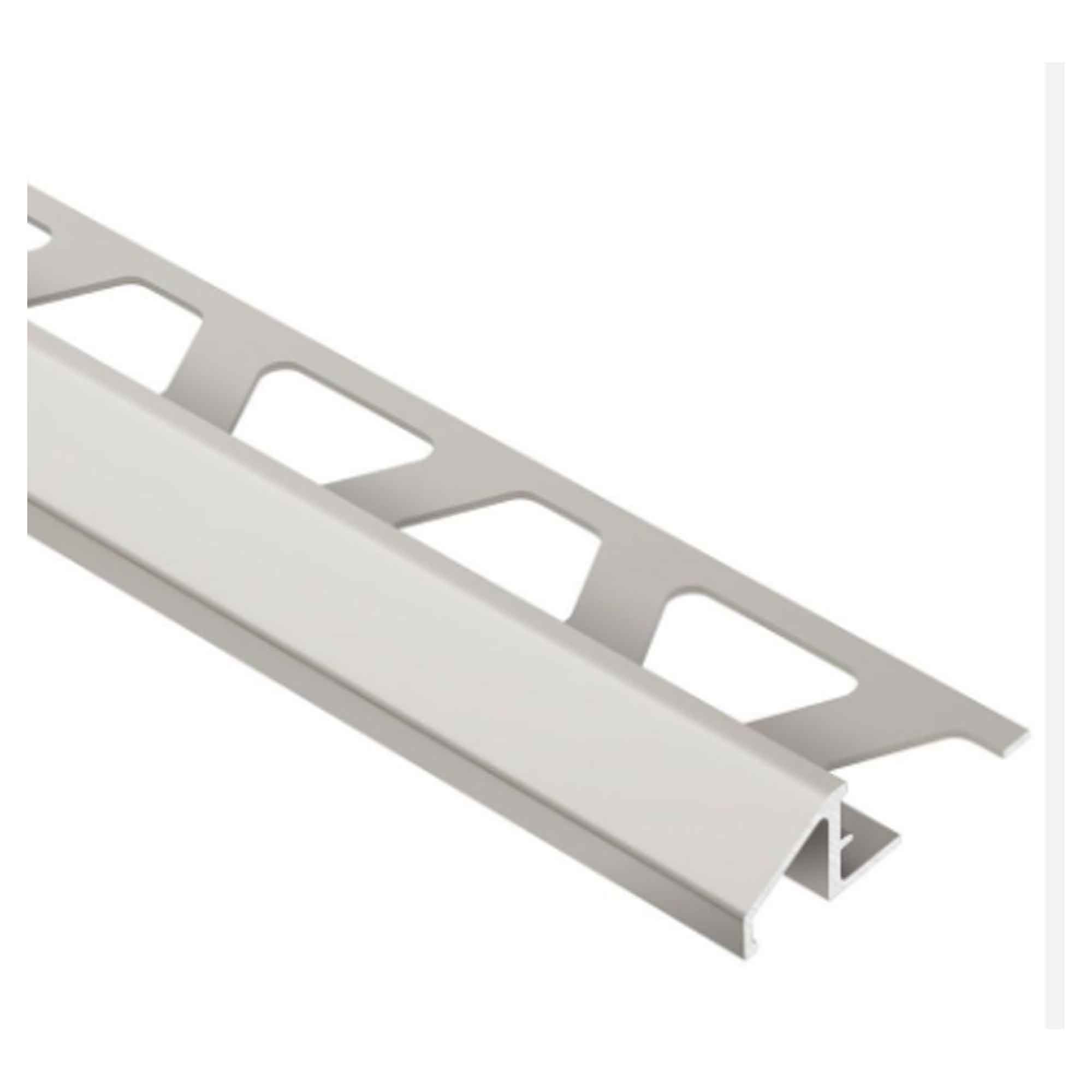 Moulure Profilé réducteur RENO-U en aluminium anodisé nickel mat, 8 mm