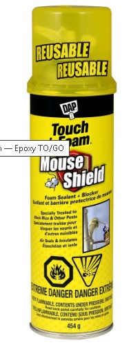 Mousse isolante Anti-vermines, 454 gr