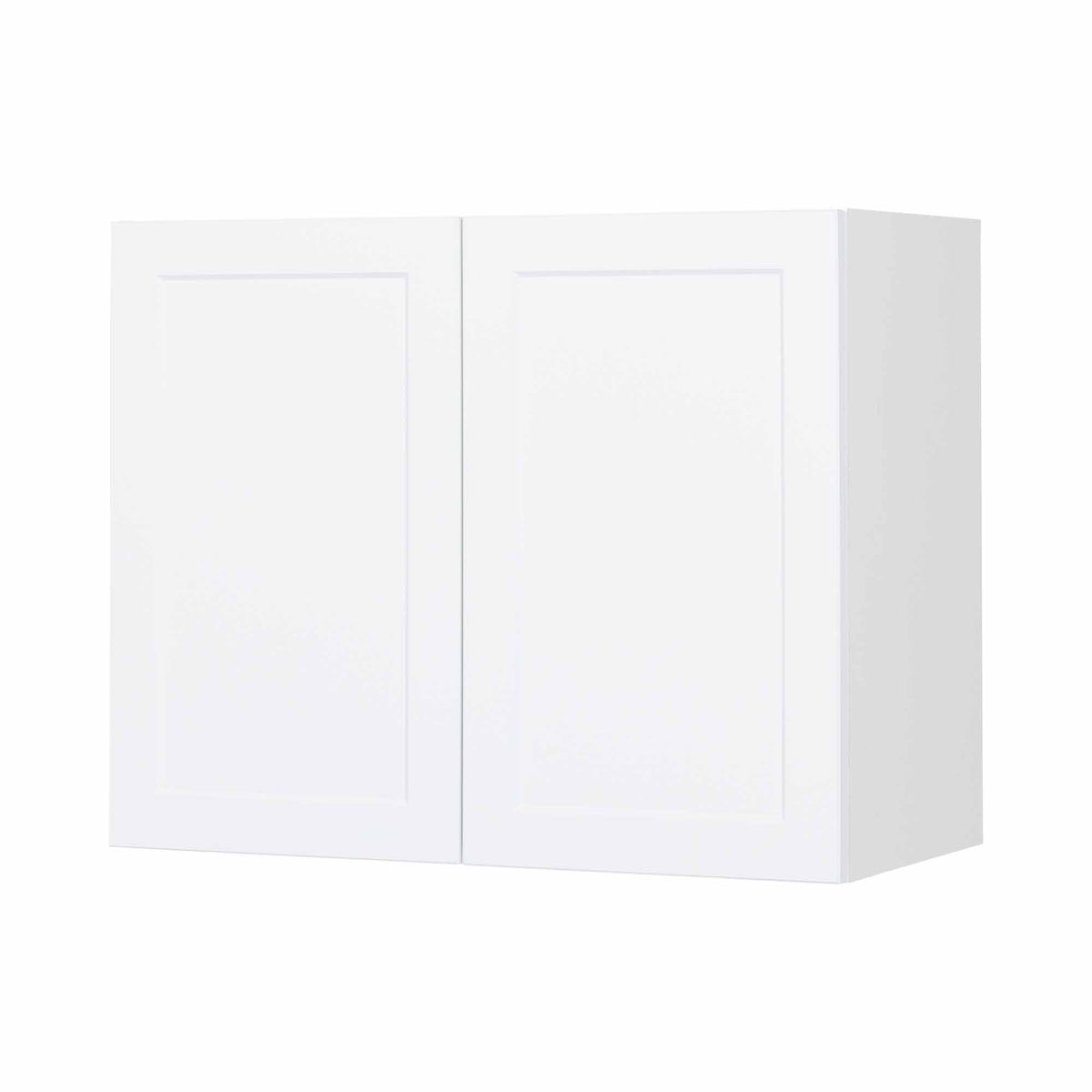 Module de dessus de laveuse-sécheuse de style Shaker en mélamine blanche avec 2 portes, 30&quot;