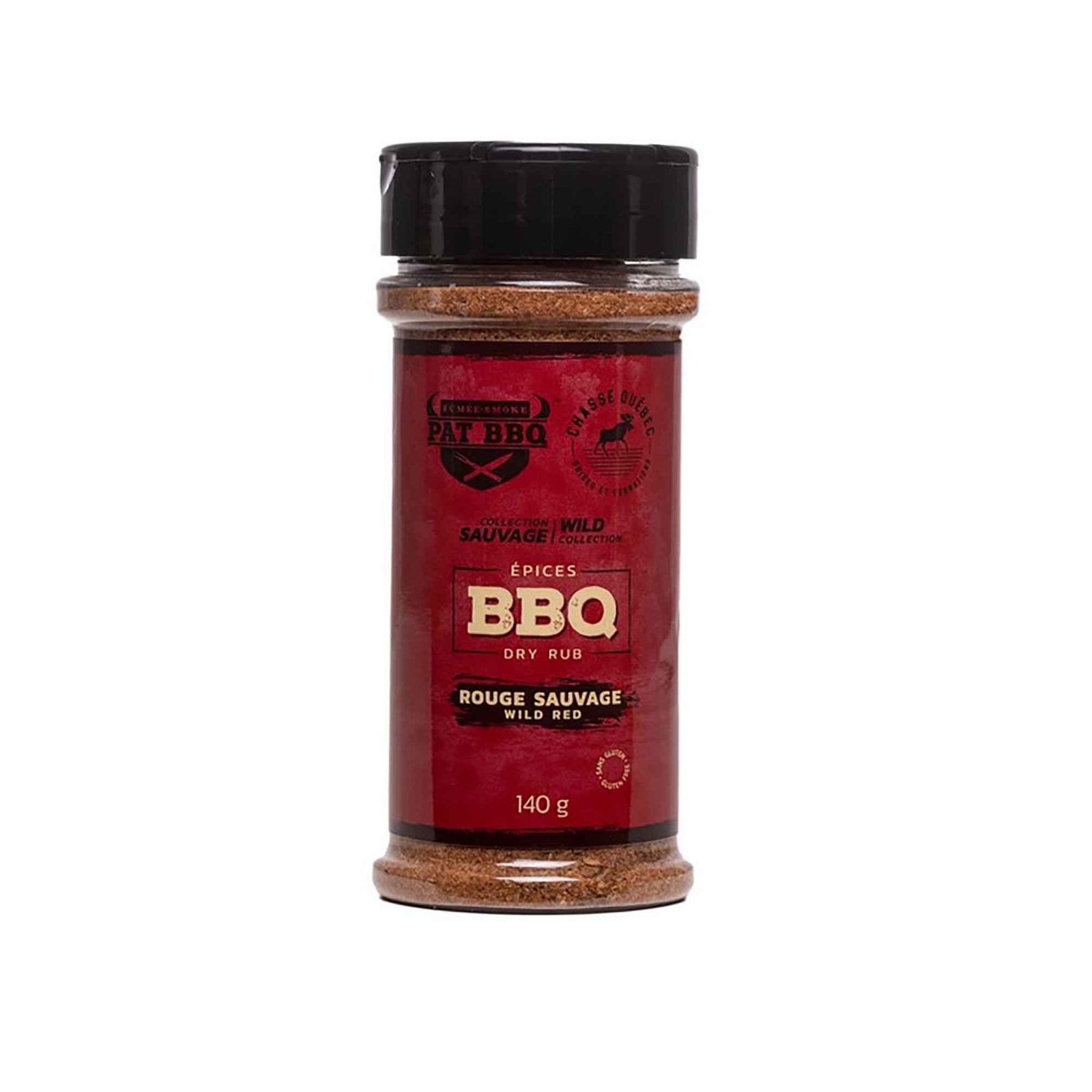 Épices Pat BBQ Rouge sauvages, 140 g