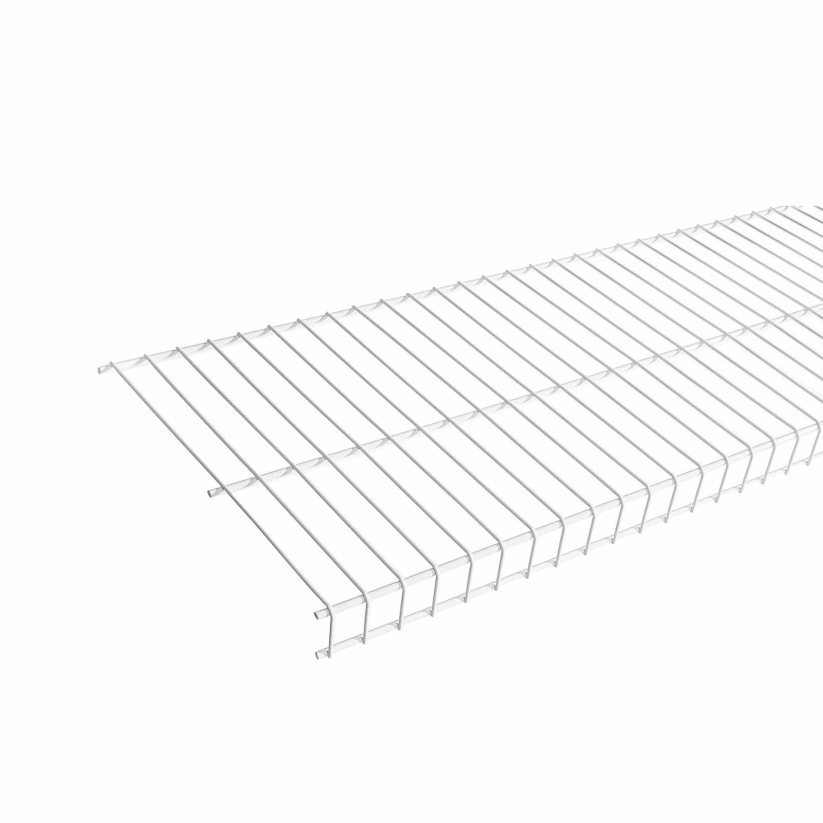 Étagère de lingerie en métal blanc, 12'' x 96''