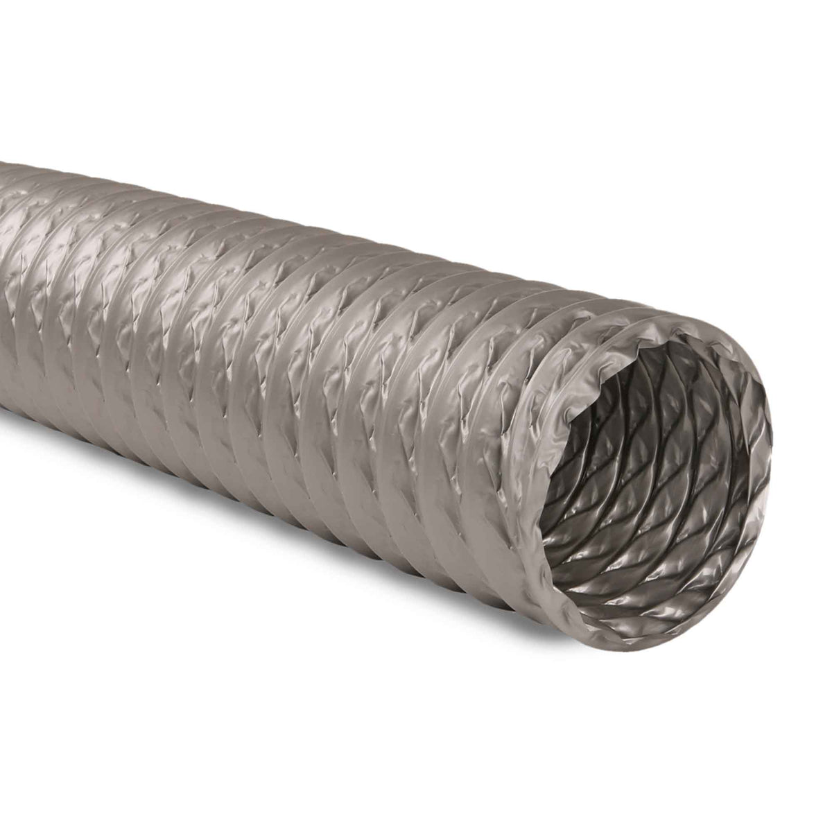 Conduit d&#39;air en vinyle gris, 8&quot; x 25&#39;
