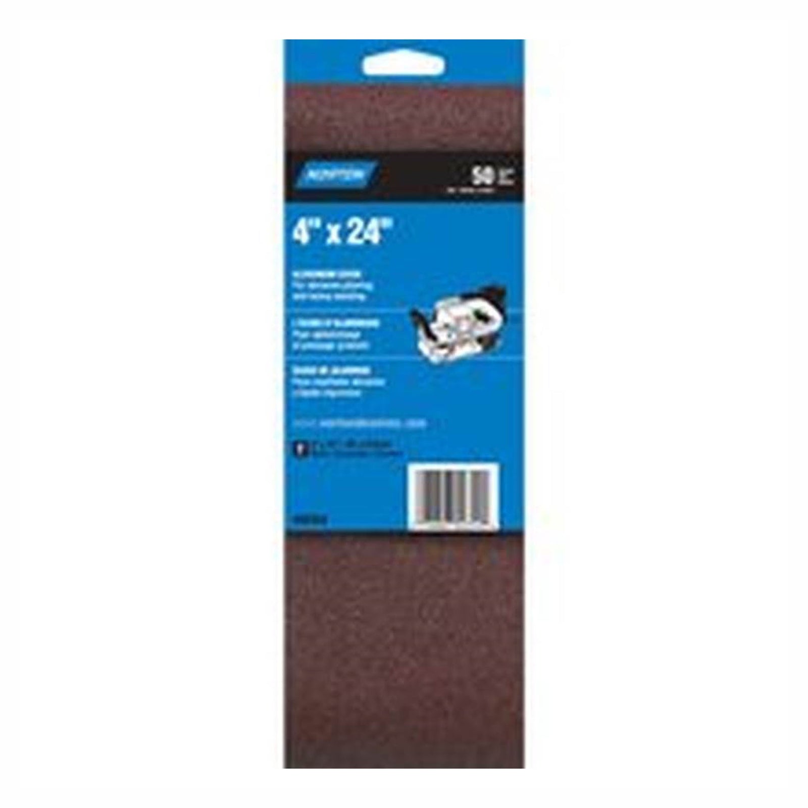 Courroie abrasive, 4'' x 24'', 50 gr