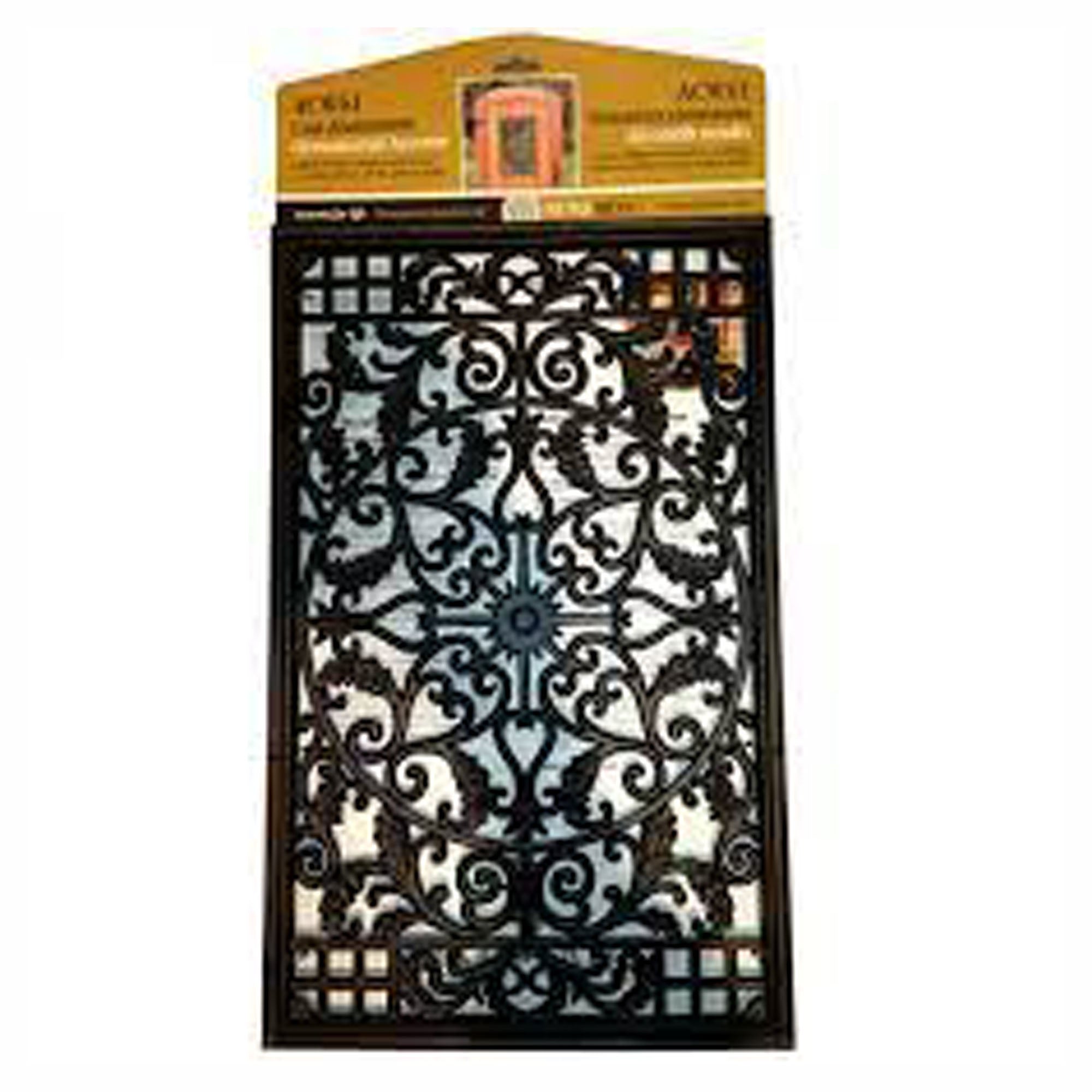 Insertion pour barrière, 24 ''  x 15'' x 1-1/8'', noir