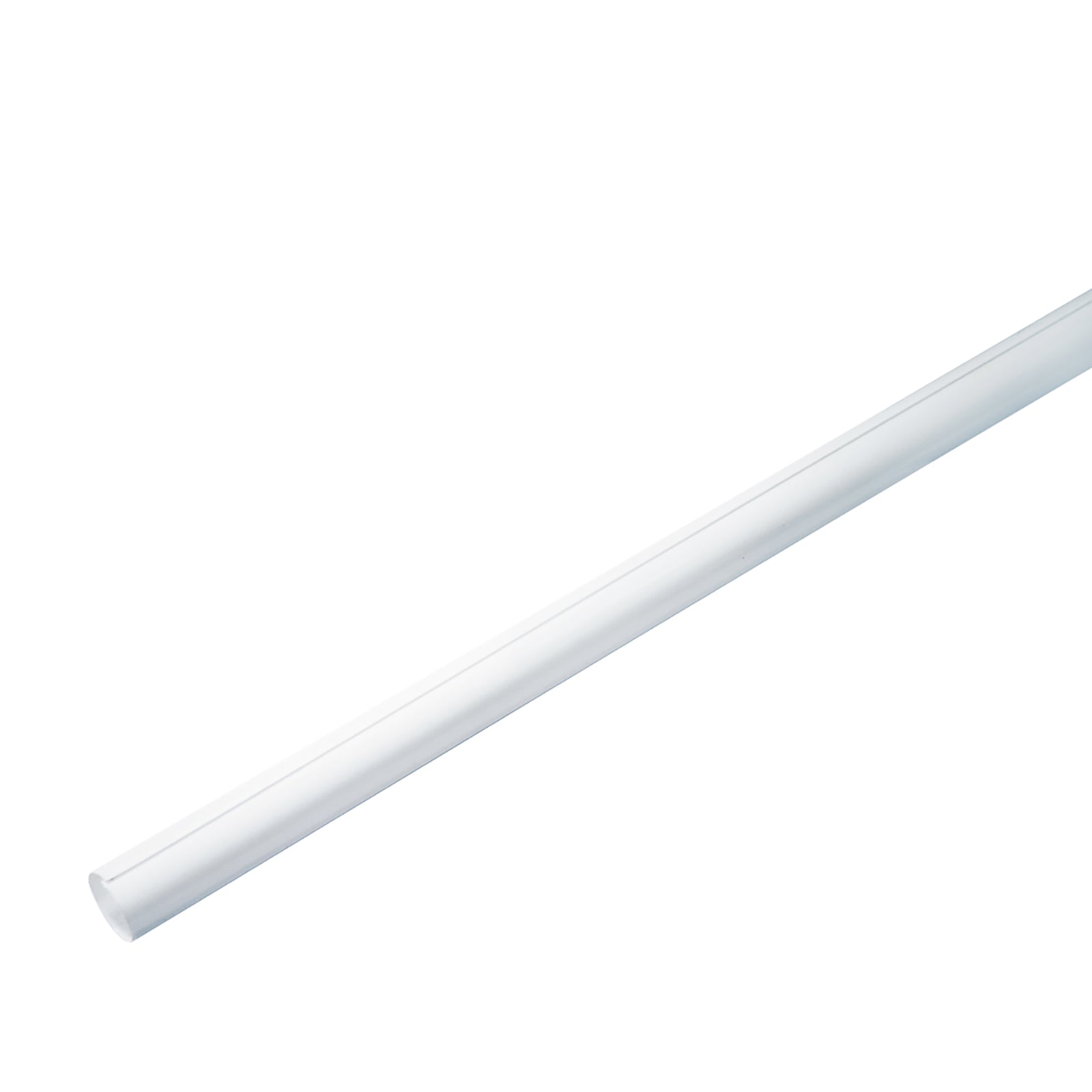 Couvre-tringle de douche blanche, 5'    