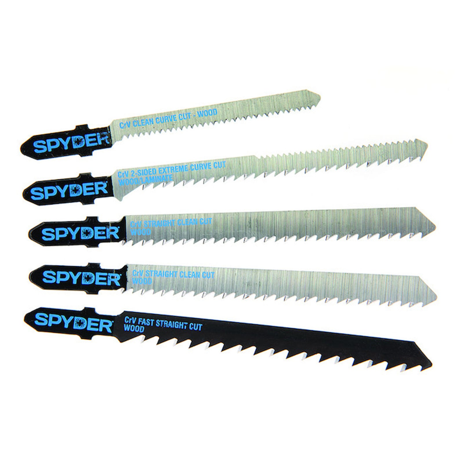 Ensemble de lames de scie sauteuse pour le bois (emballage de 5)
