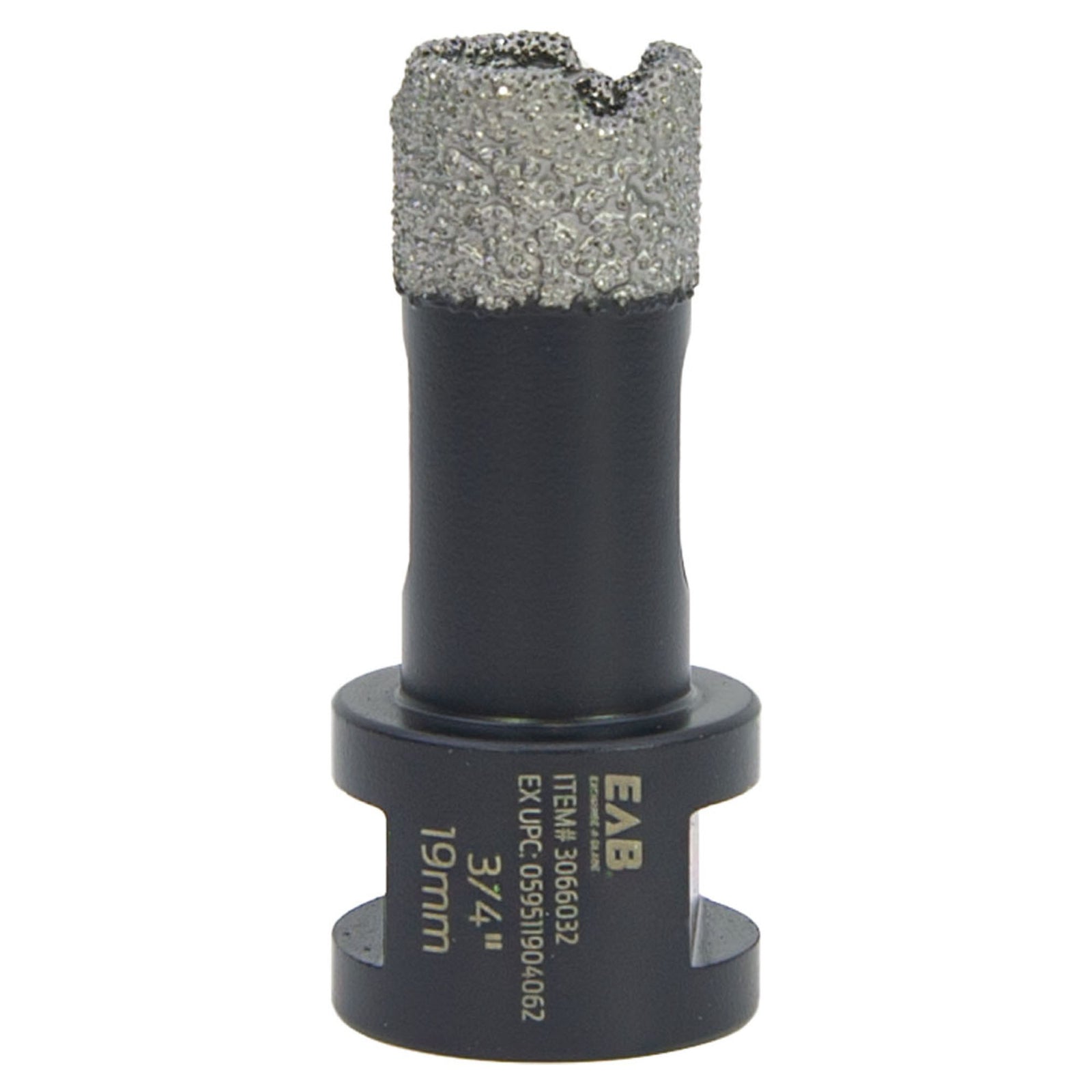 Emporte-pièce diamanté, à brasage sous vide, 3/4''