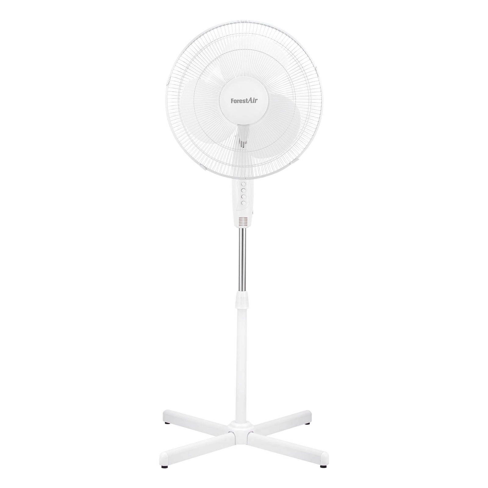 Ventilateur blanc sur pied, 16"