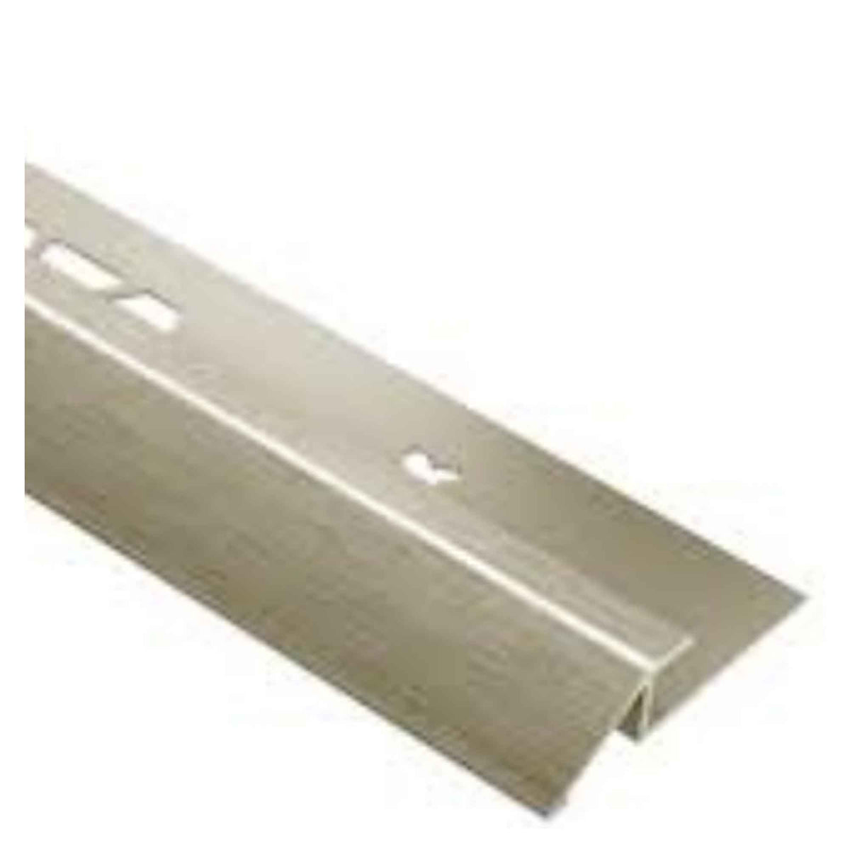 Moulure profilée réductrice VINPRO-U en aluminium nickel brossé, 5/32''