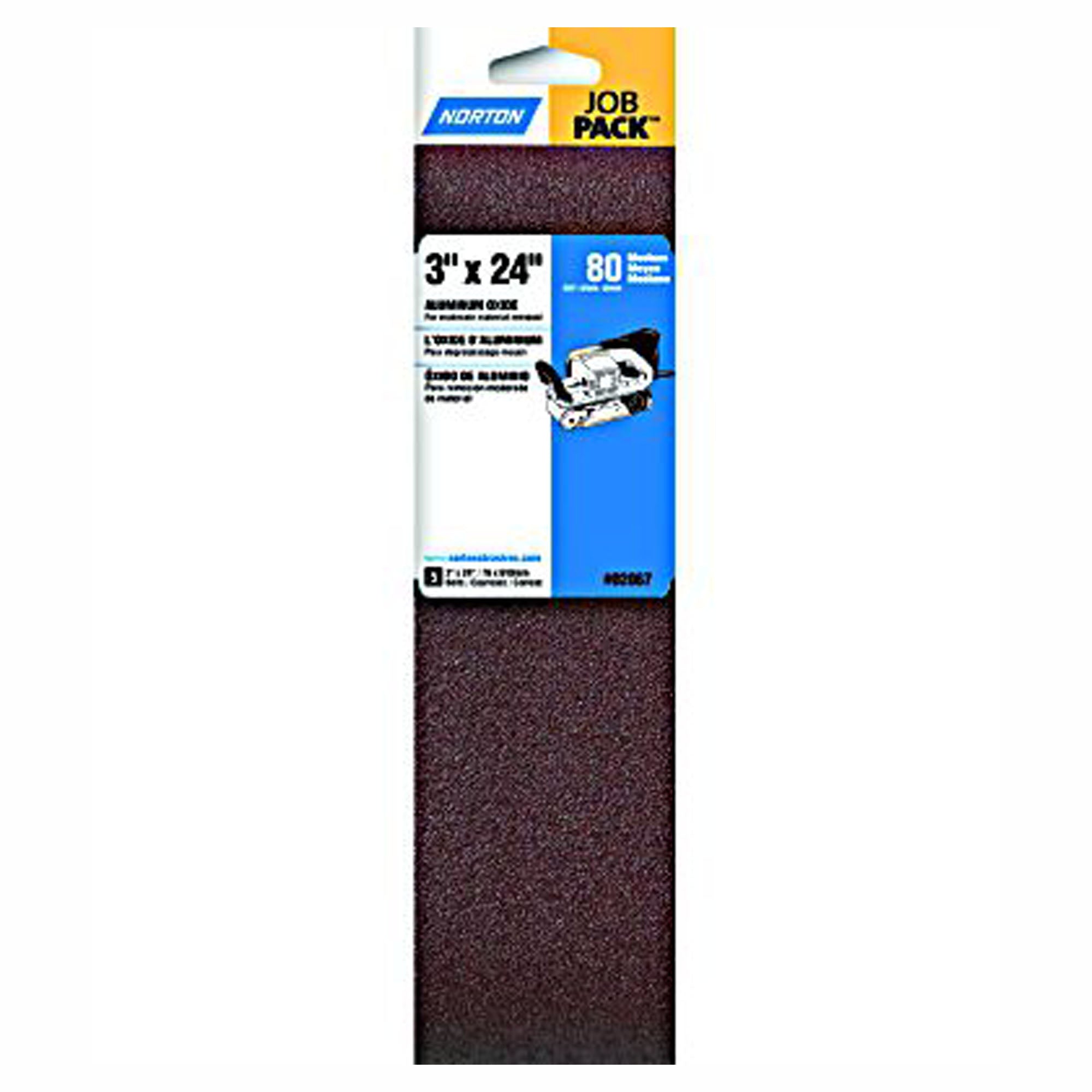 Bande abrasive, 4'' x 24'', 120 gr