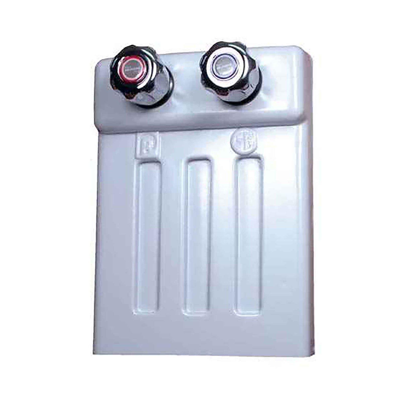 Robinet pour laveuse deux poignée, chrome