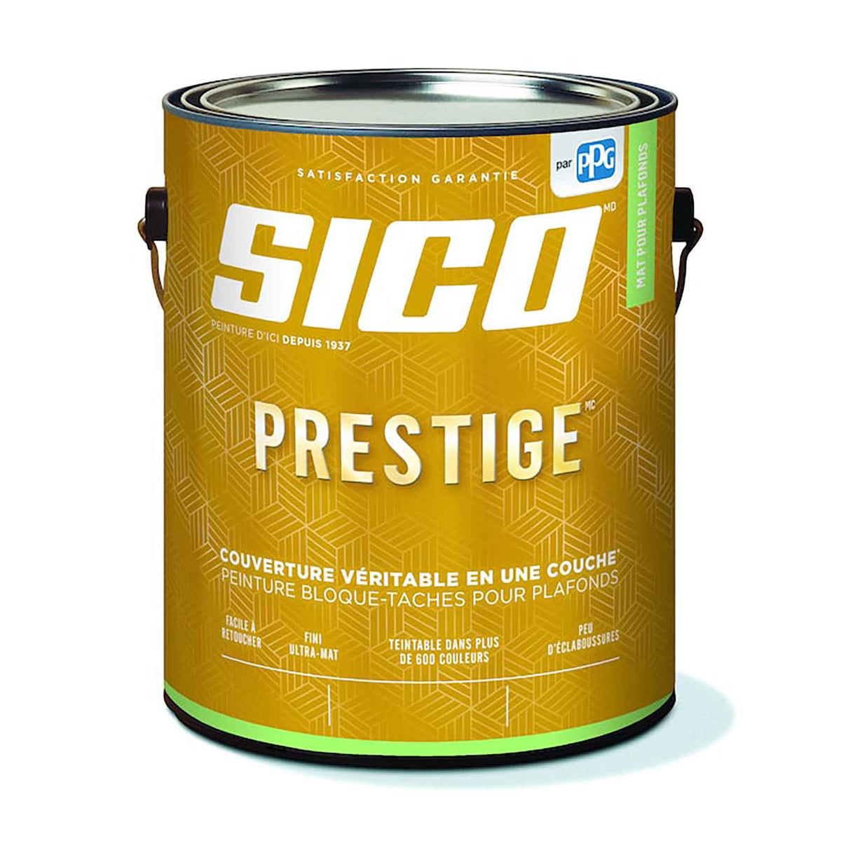 Peinture Prestige intérieure, mat, blanche, 3,78 litres