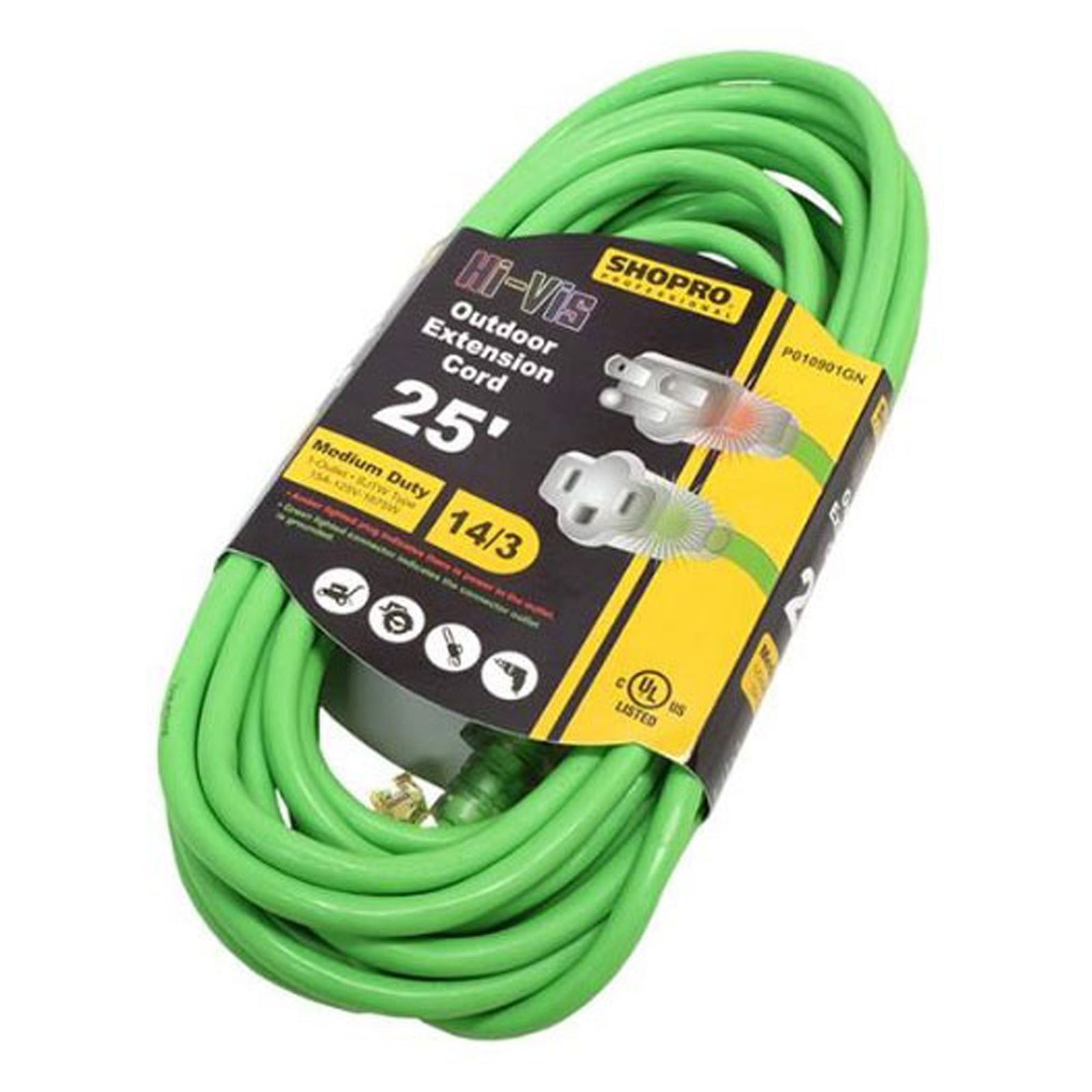 Rallonge électrique, calibre 14/3, 25'