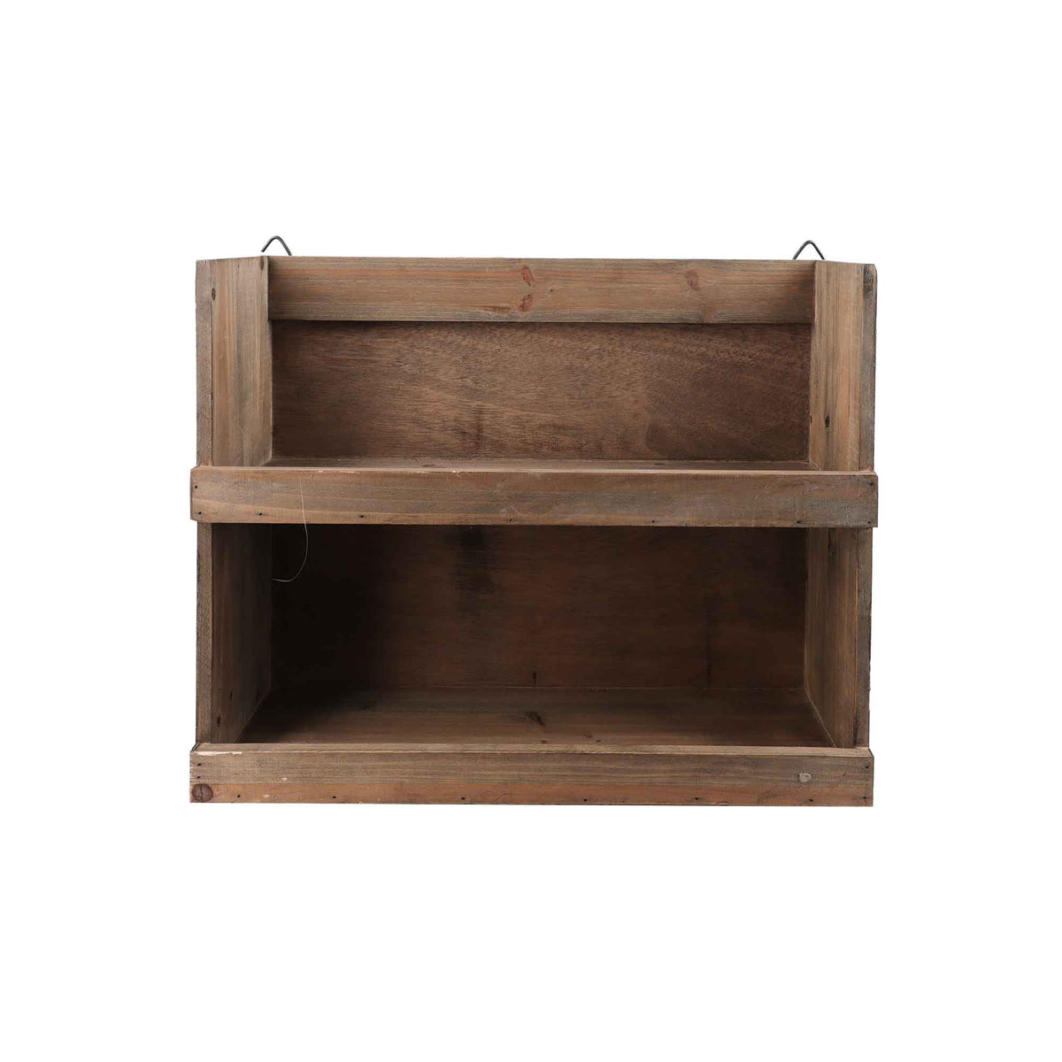 Étagère murale en bois à suspendre, 18'' x 9'' x 14,5''
