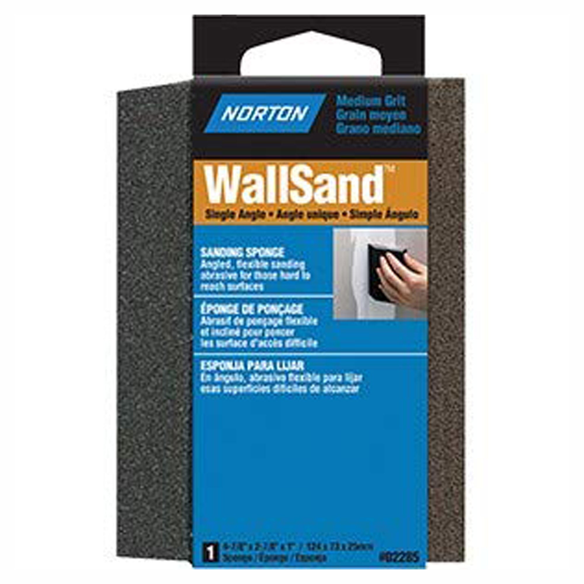 Éponge de ponçage, inclinée, grain moyen