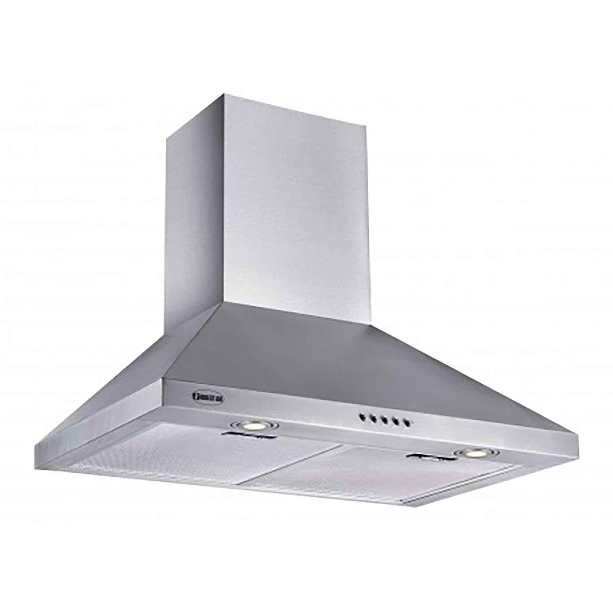 Hotte de cuisine cheminée 30'' aciers inoxydables, 450 CFM