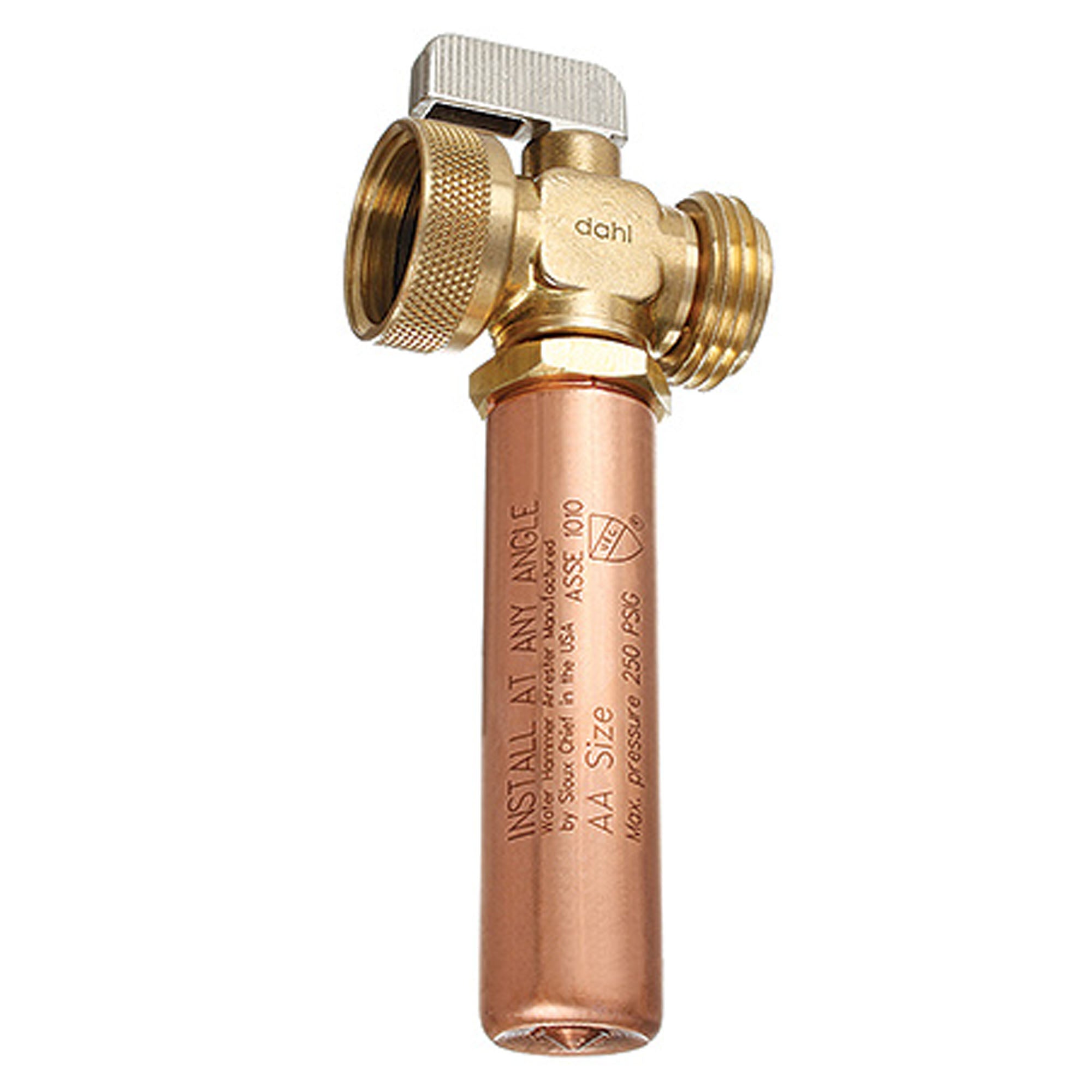 Soupape pour boyau A-B droite, 3/4'' x 3/4'' femele