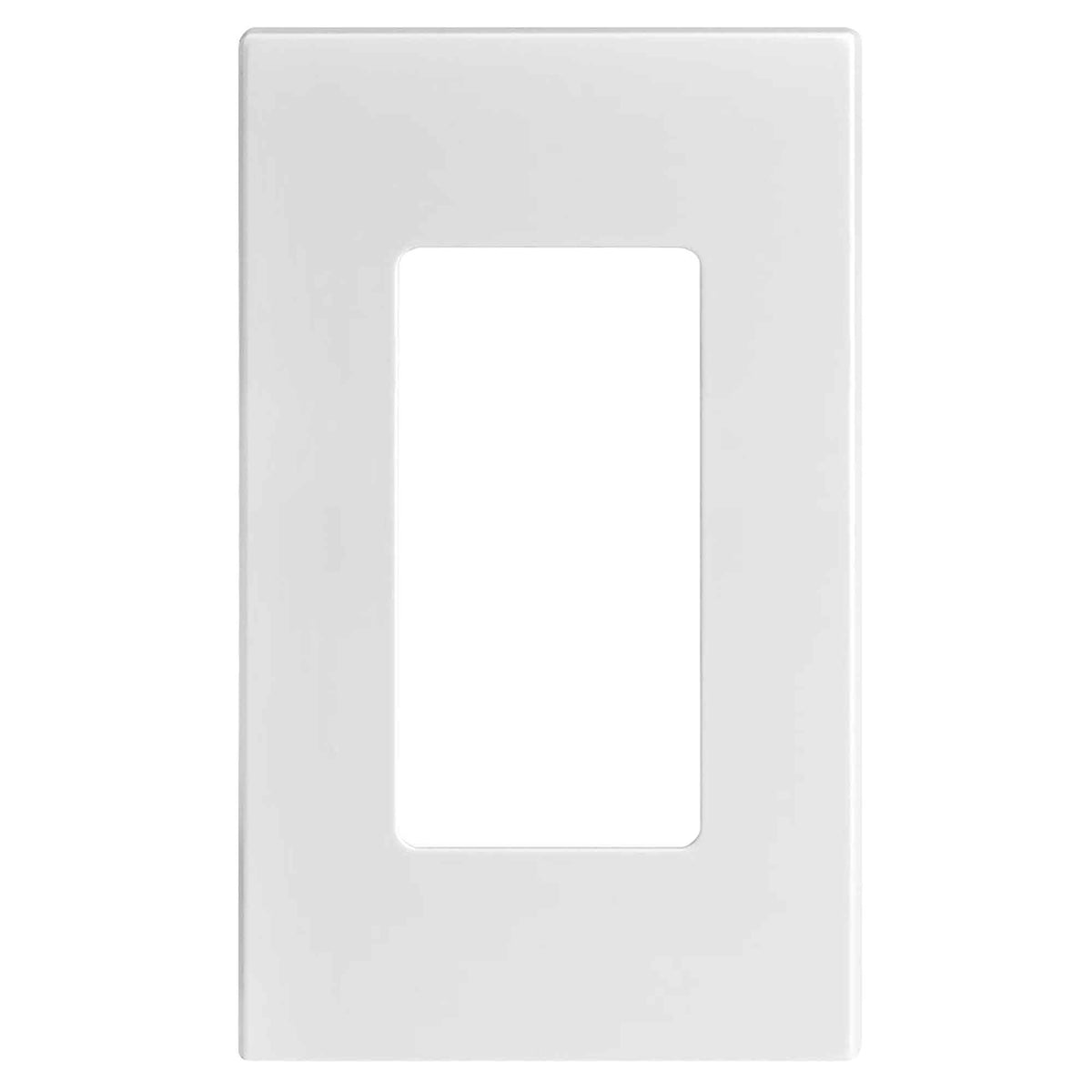 Plaque murale Decora sans vis pour 1 dispositif, blanc